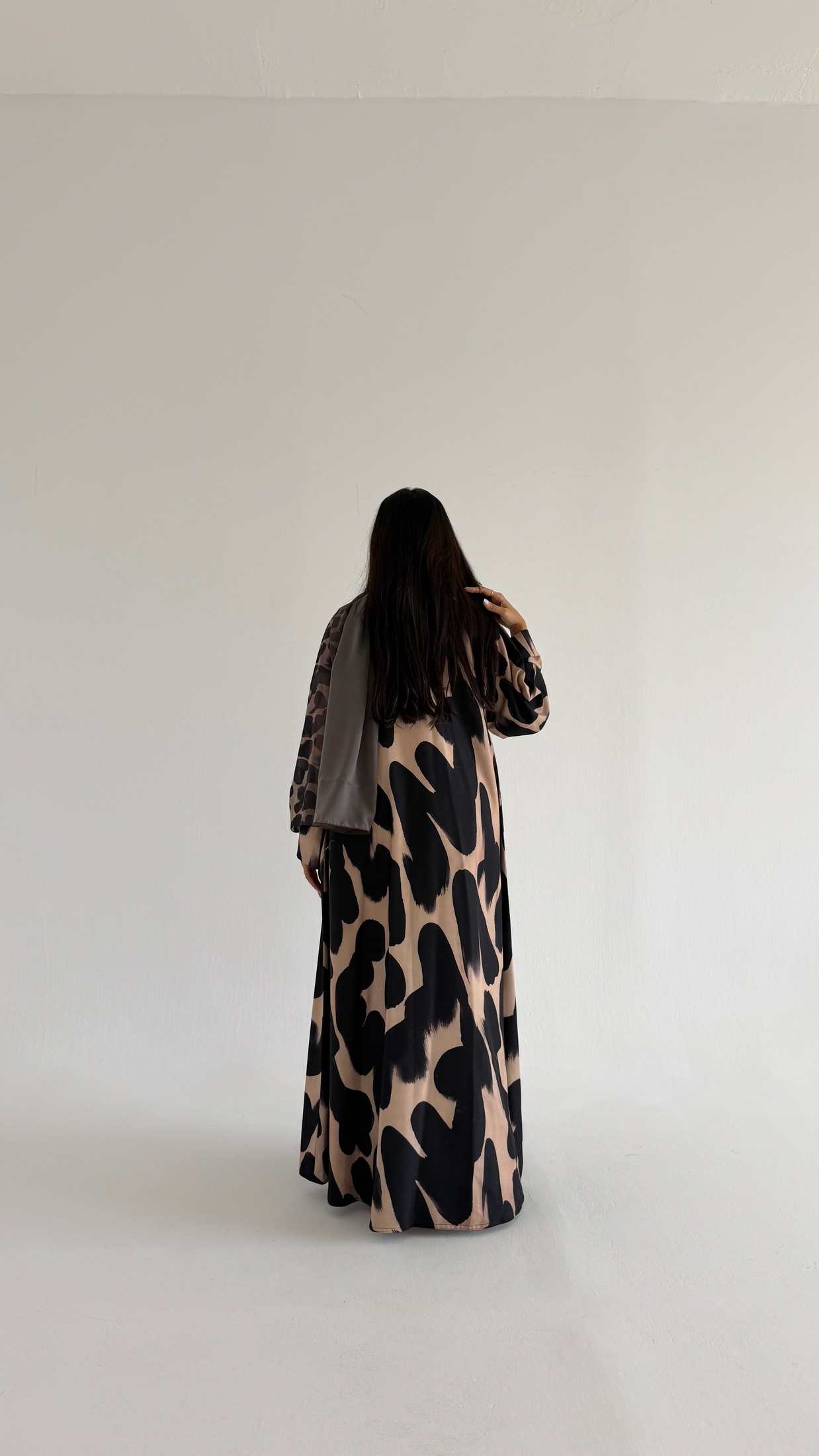 MWT1156 - عباية طباعة | Printed Abaya - Aya