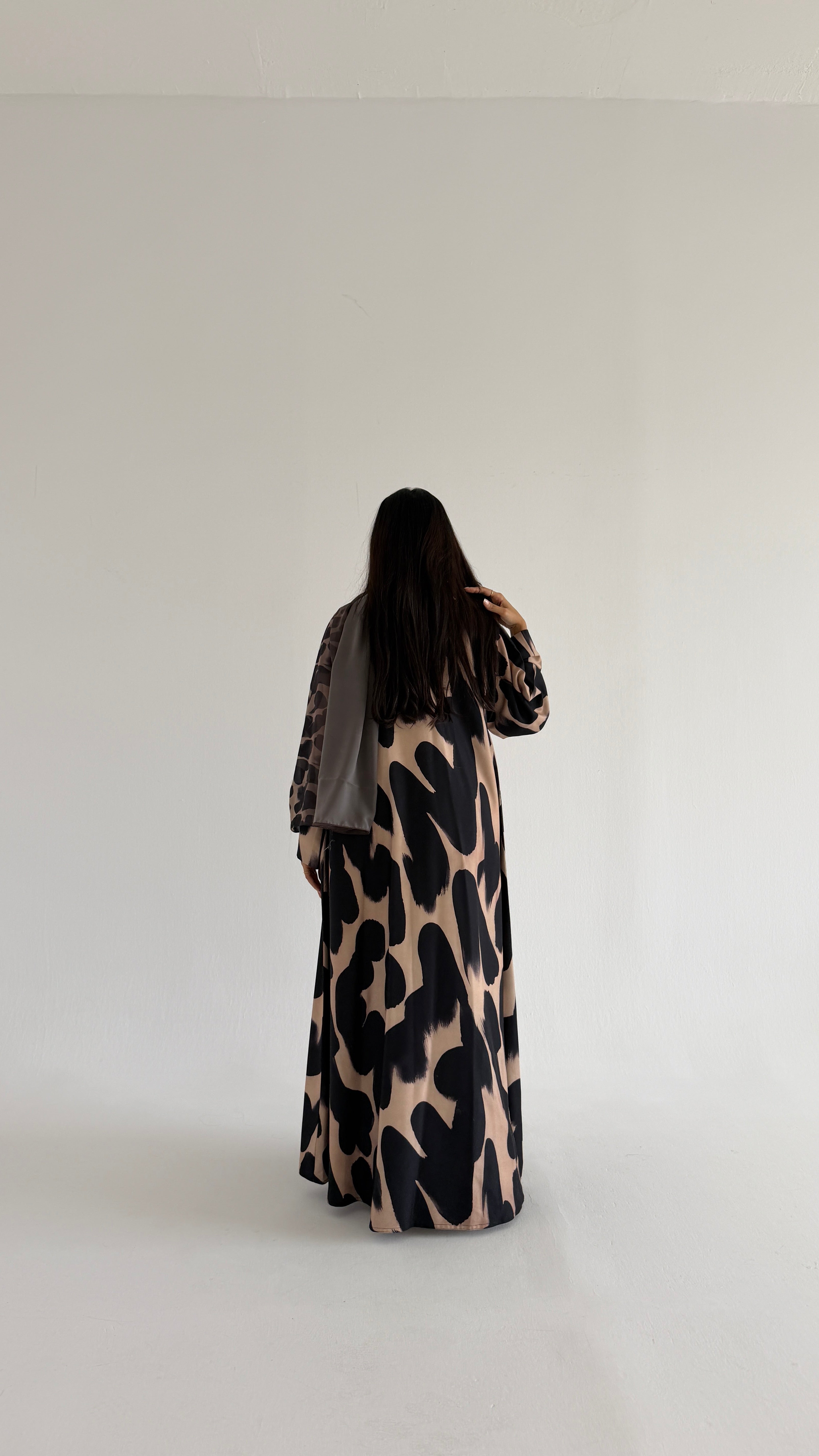 MWT1156 - عباية طباعة | Printed Abaya - Aya