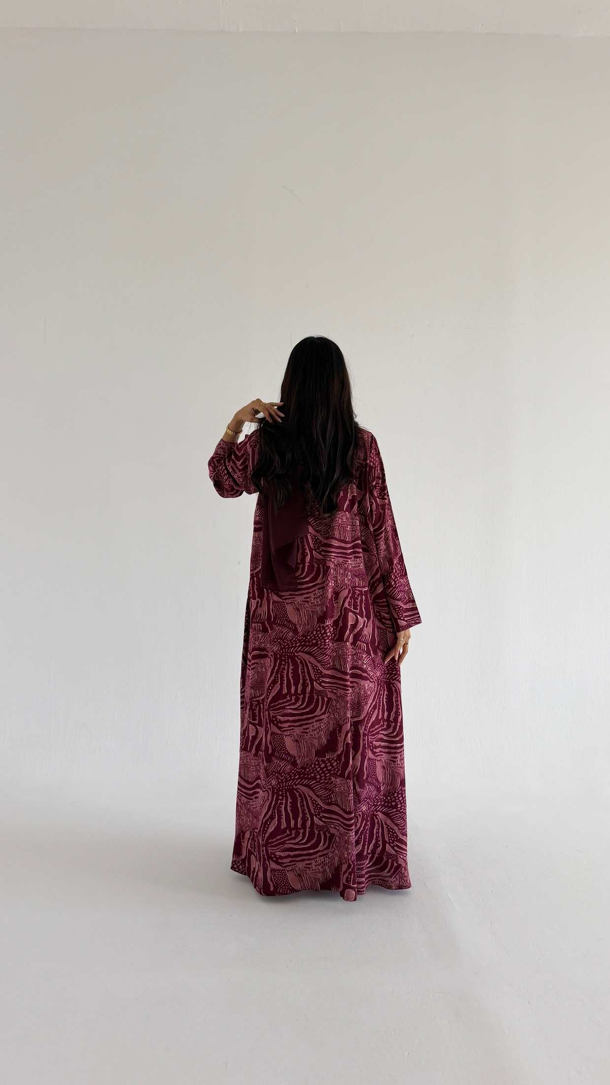 MWT2018 - عباية لنن صيفية  | Summer linen abaya - Aya