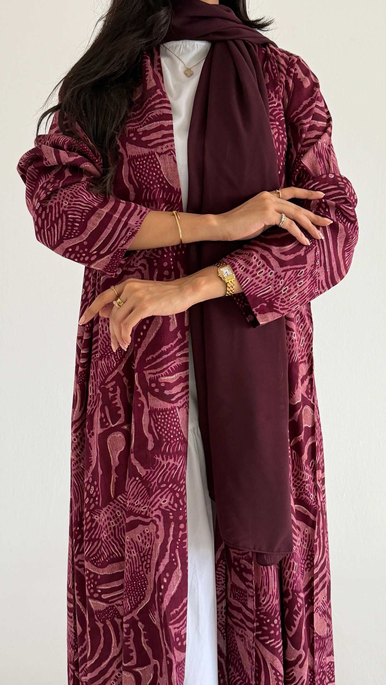 MWT2018 - عباية لنن صيفية  | Summer linen abaya - Aya
