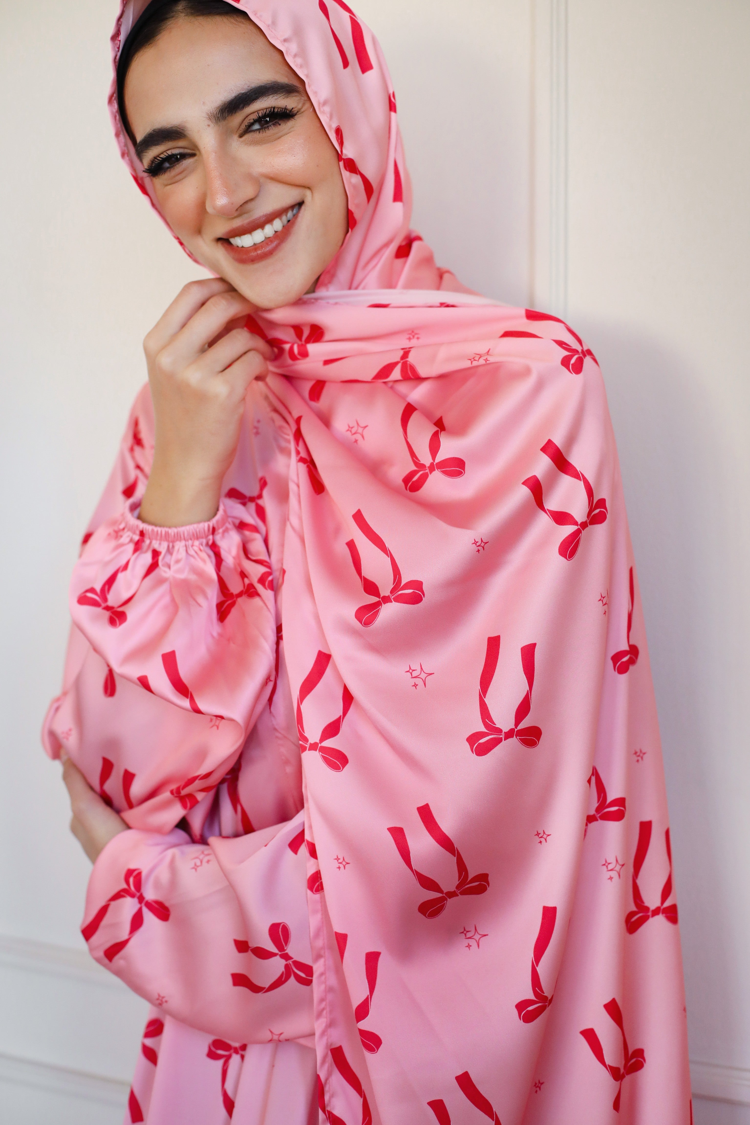 Pink Ties Prayer Dress - Aya