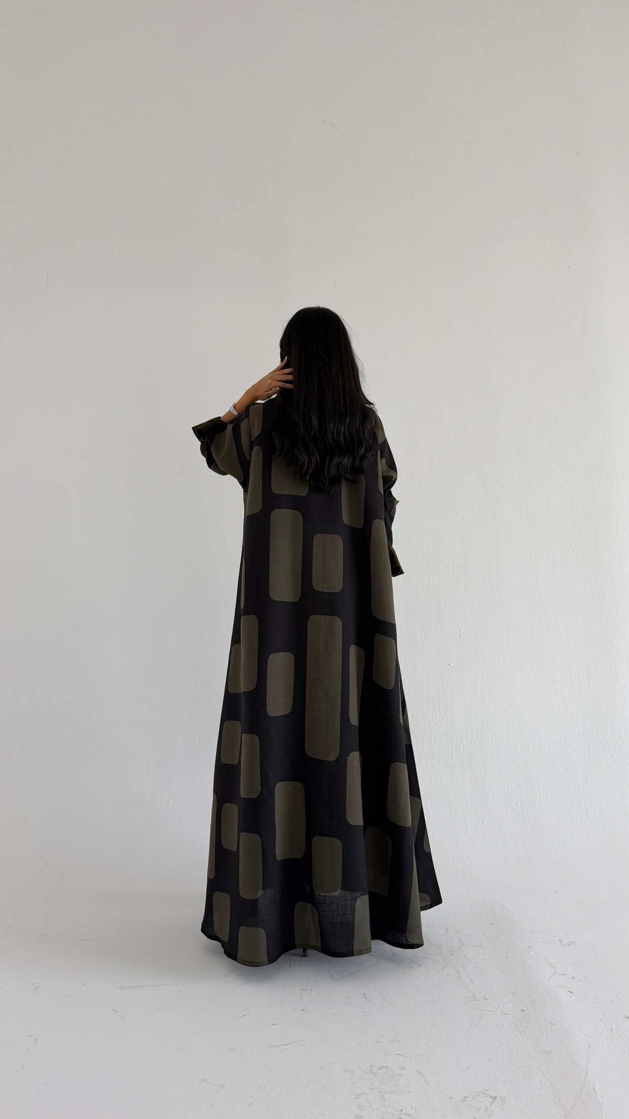MWT1521 عباية طباعة | Printed Abaya