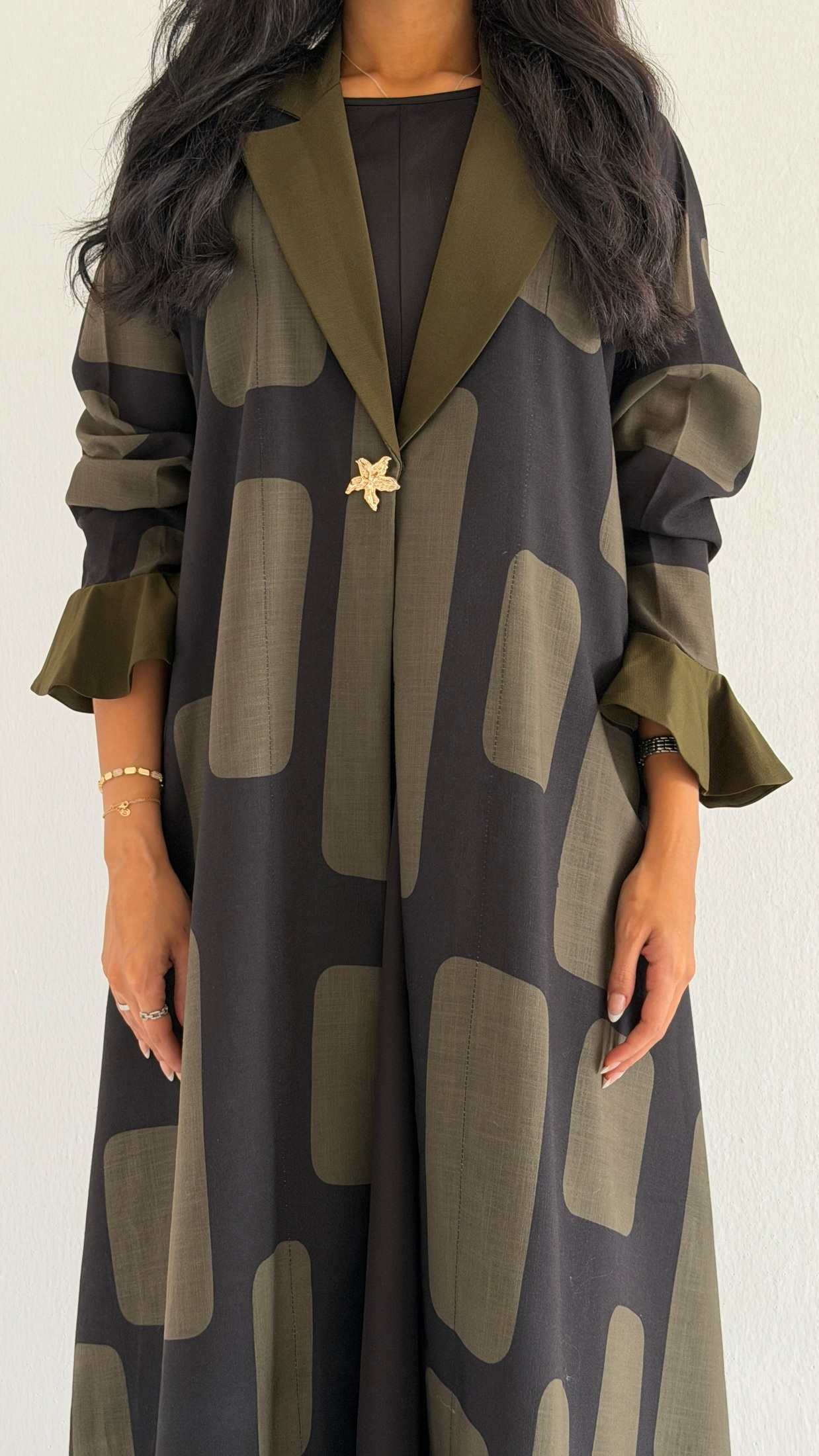 MWT1521 عباية طباعة | Printed Abaya