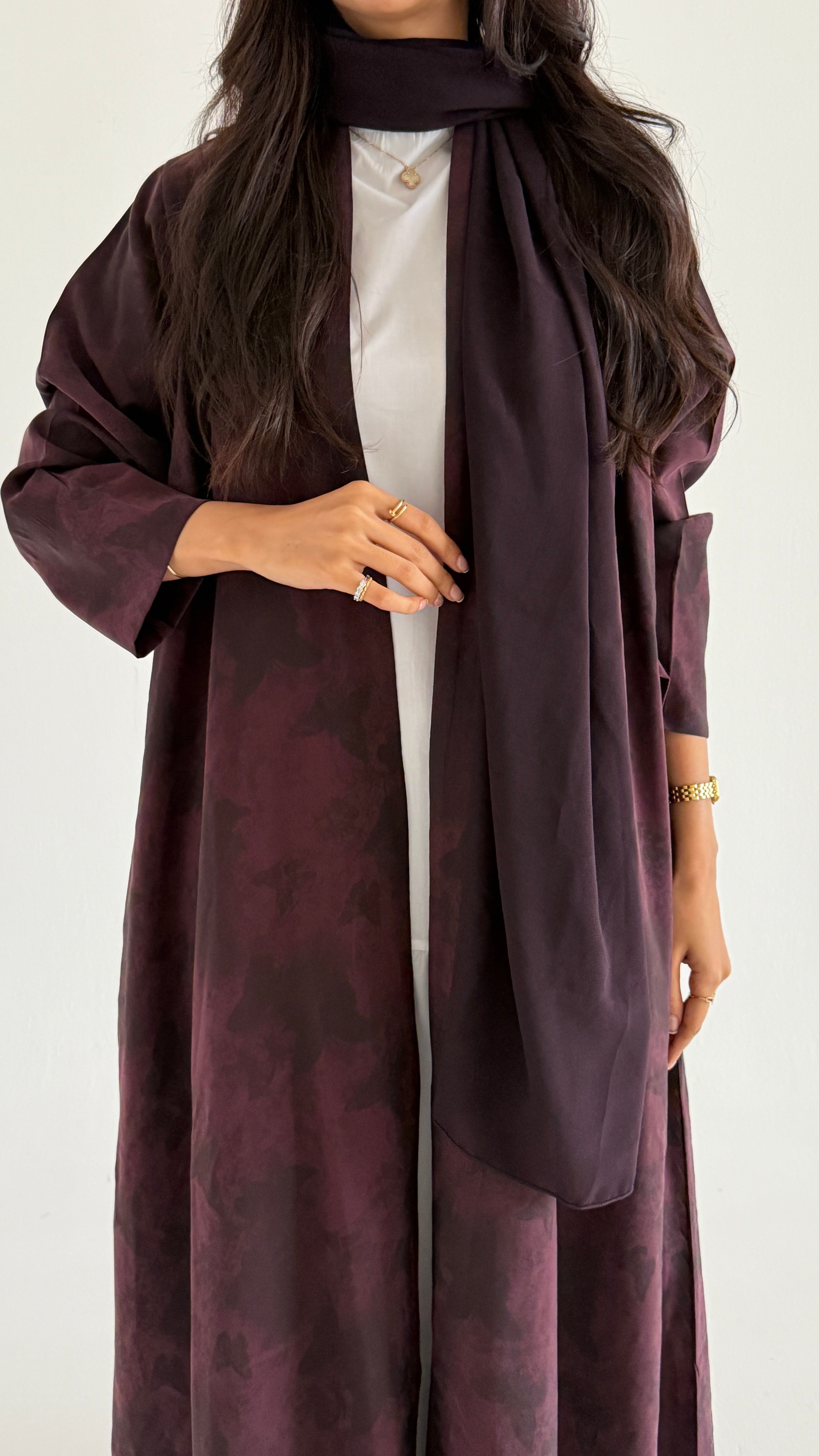 MWT2029 - عباية كريب صيفية - Aya