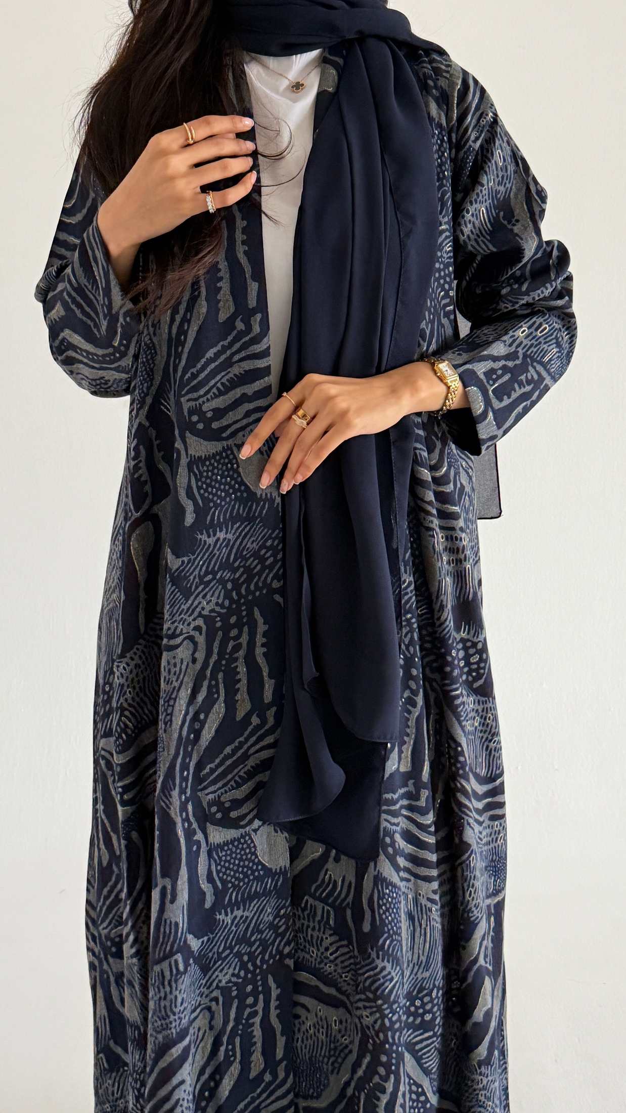 MWT2020 - عباية لنن صيفية  | Summer linen abaya - Aya