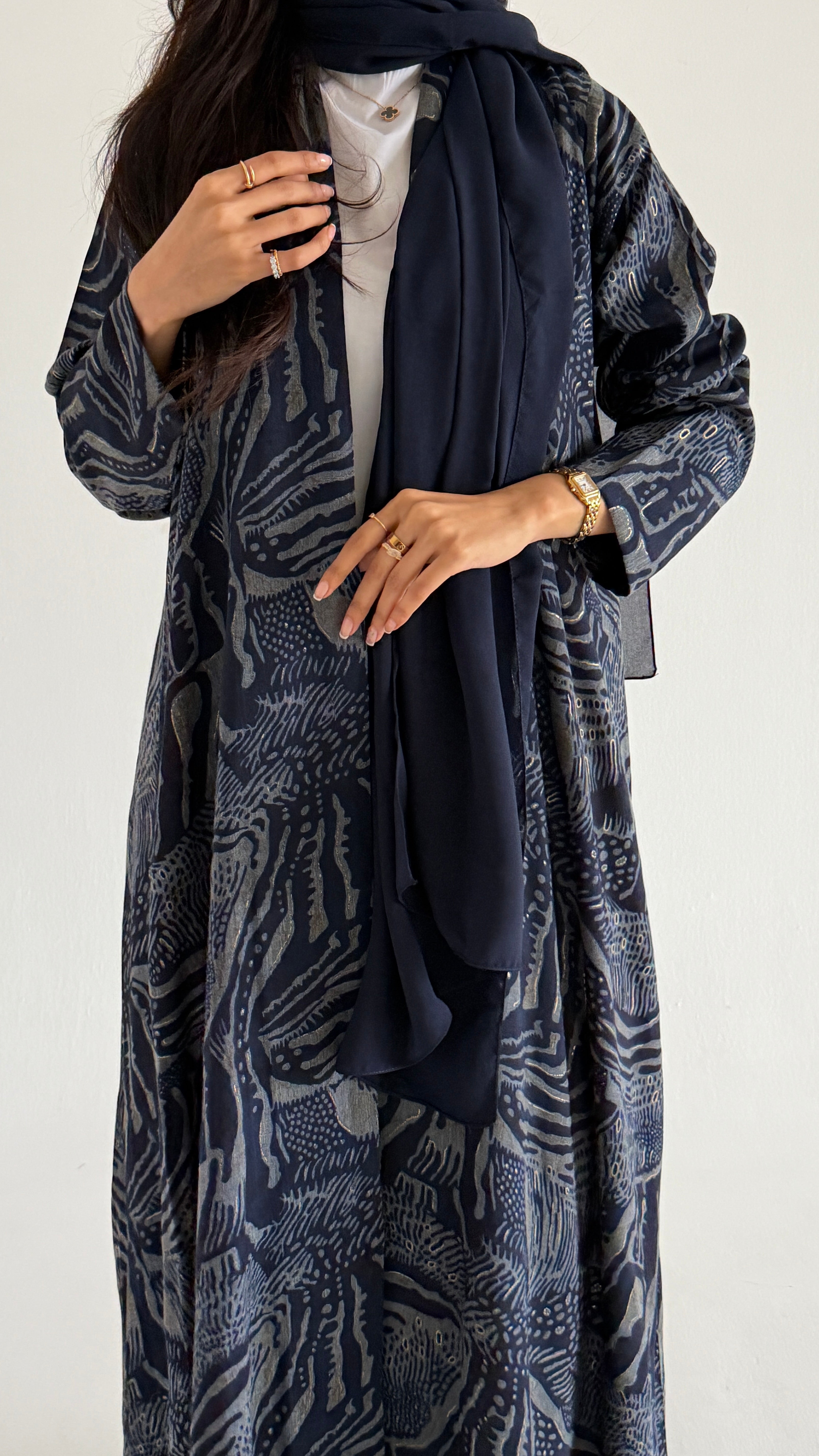 MWT2020 - عباية لنن صيفية  | Summer linen abaya - Aya