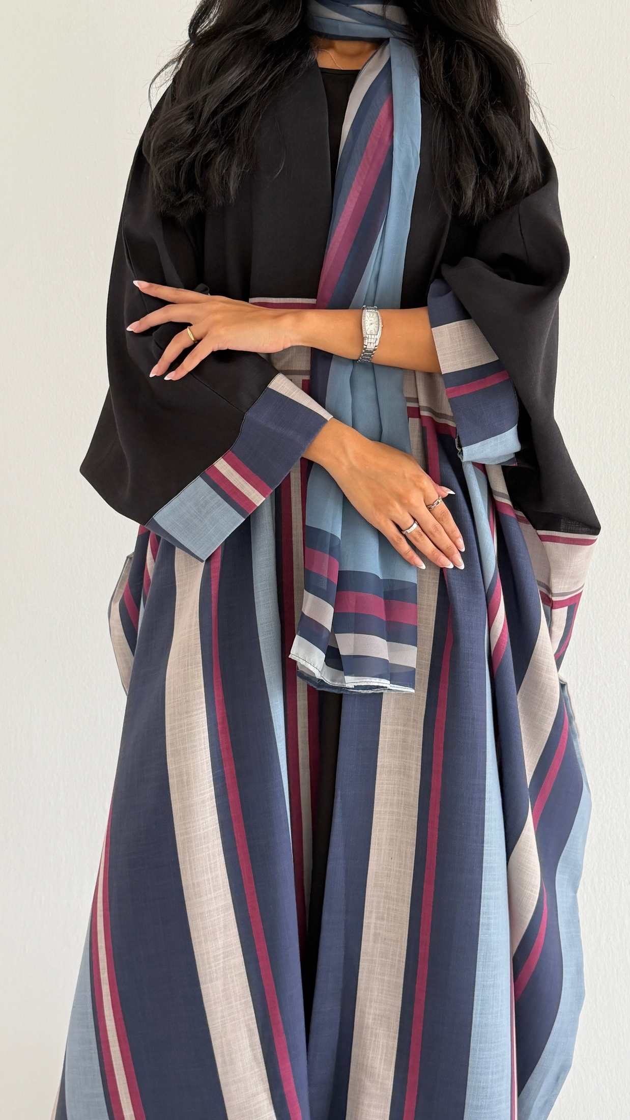 MWT1522 عباية طباعة | Printed Abaya - Aya