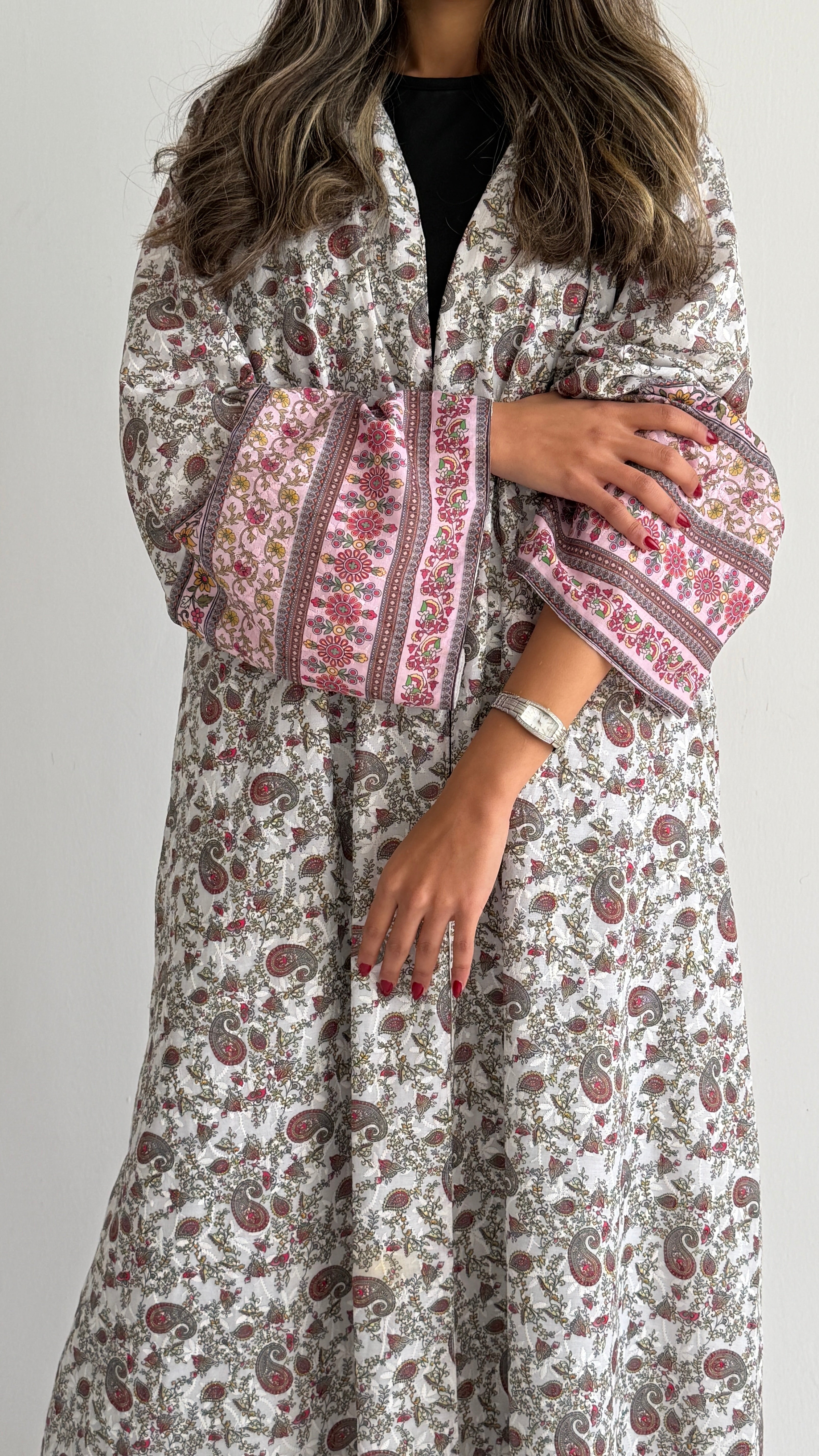 MWT569 - عباية ركامة مشجرة - Aya