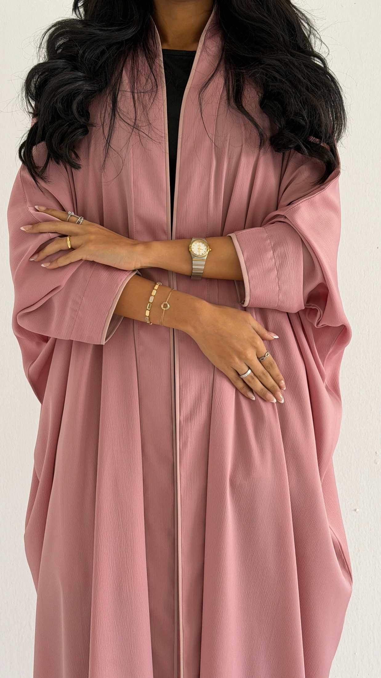 MWT2105 - عباية صيفية خفيفة |  Light Summer Abaya