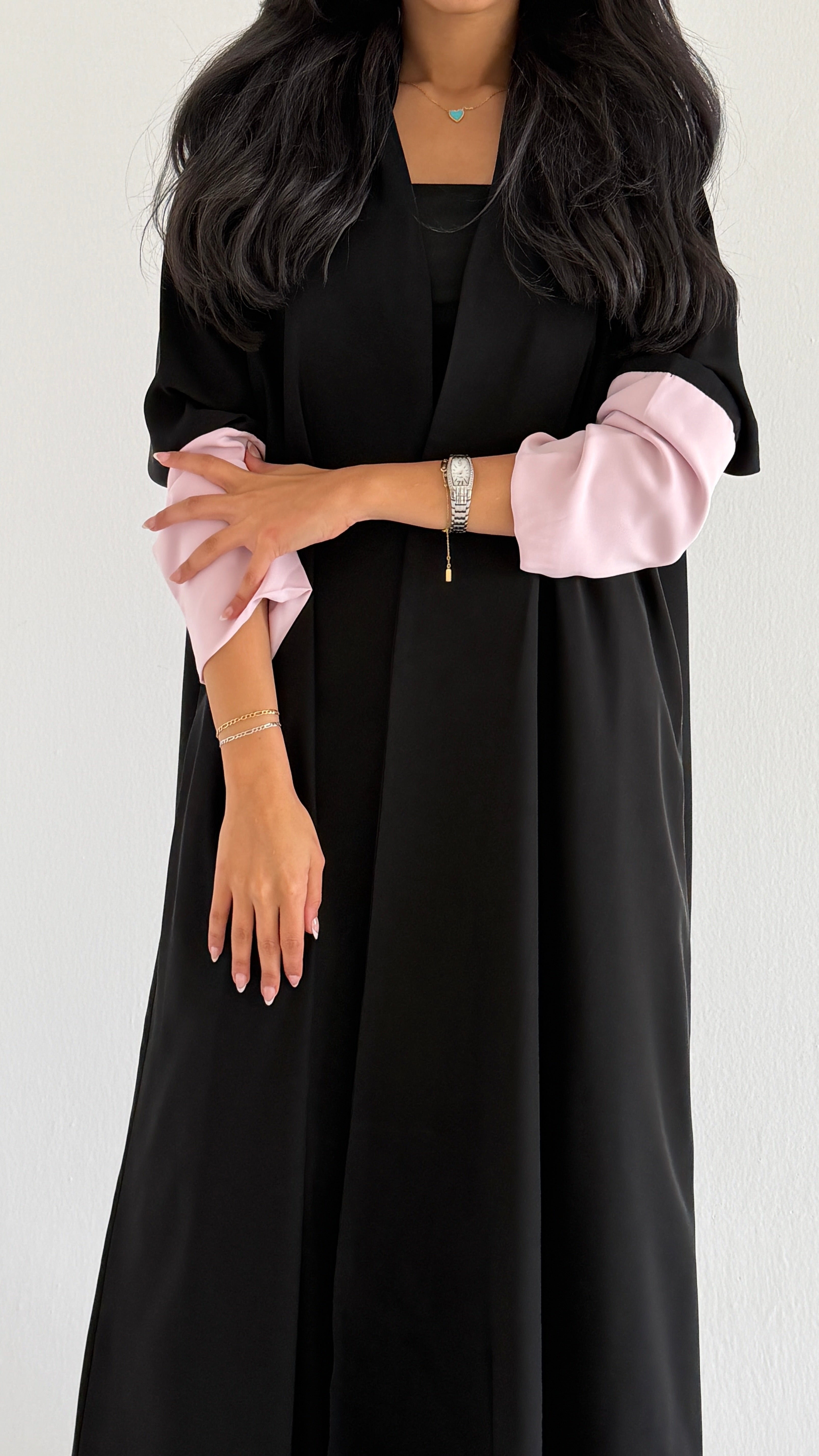 MW2171 -  عبايه كريب  راقيه وحصرية - Aya