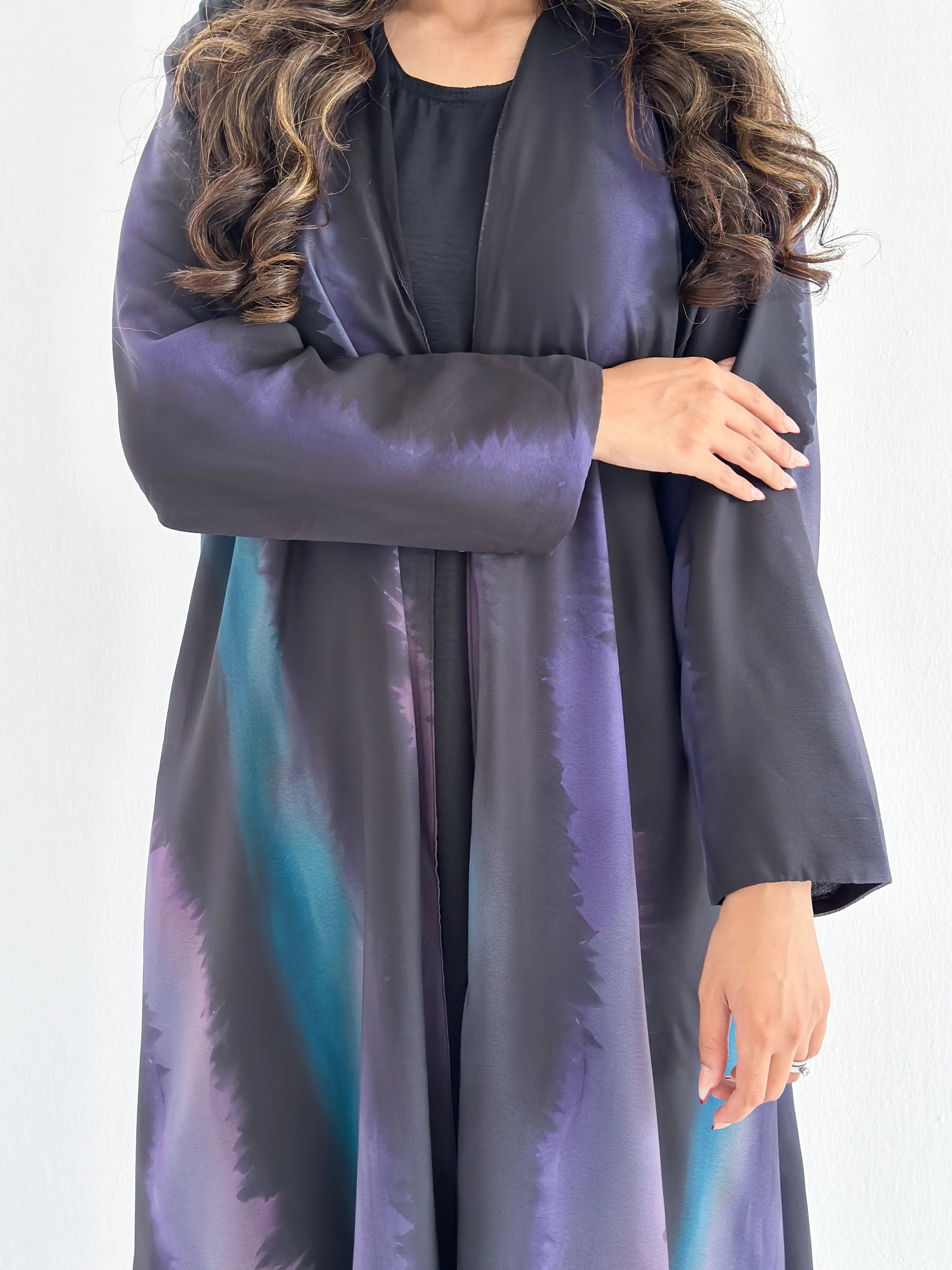 MWT2137 - عباية طباعة- Printed Abaya