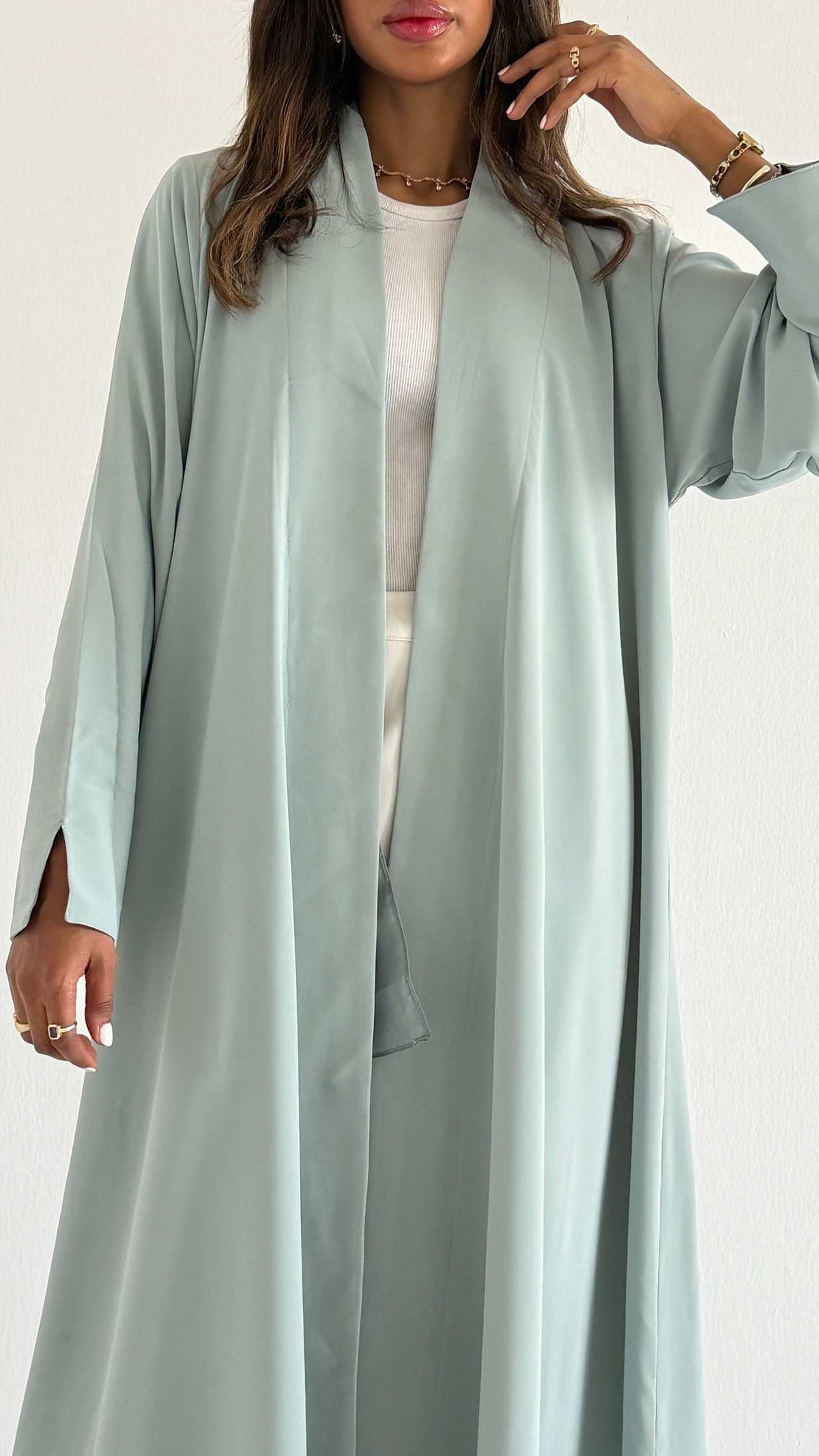 MWT1529 عباية كريب بيسك|Basic Crepe Abaya - Aya