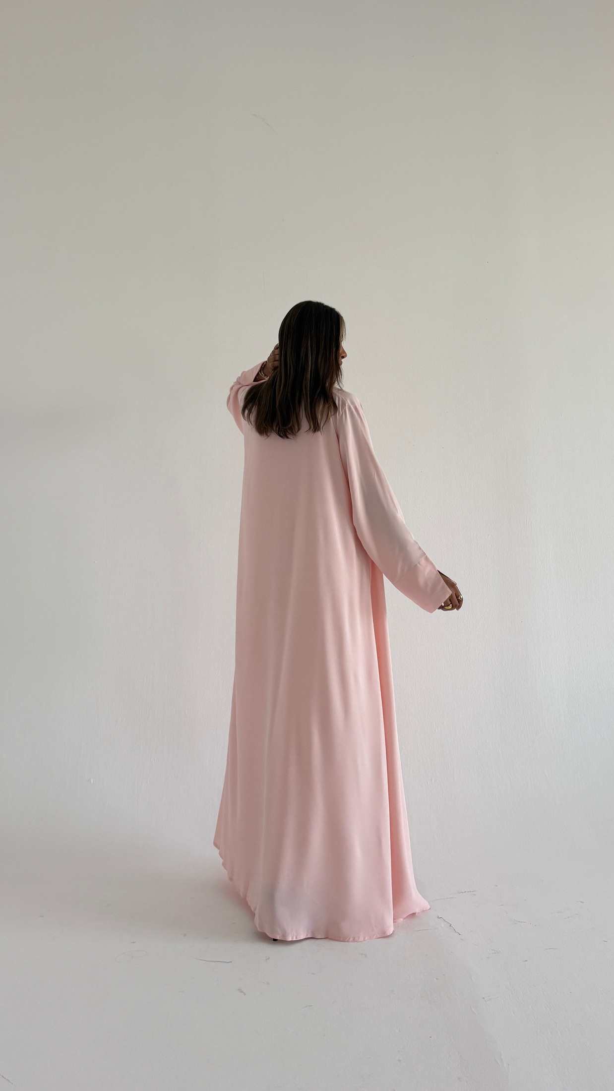 MWT1530 عباية كريب بيسك|Basic Crepe Abaya - Aya