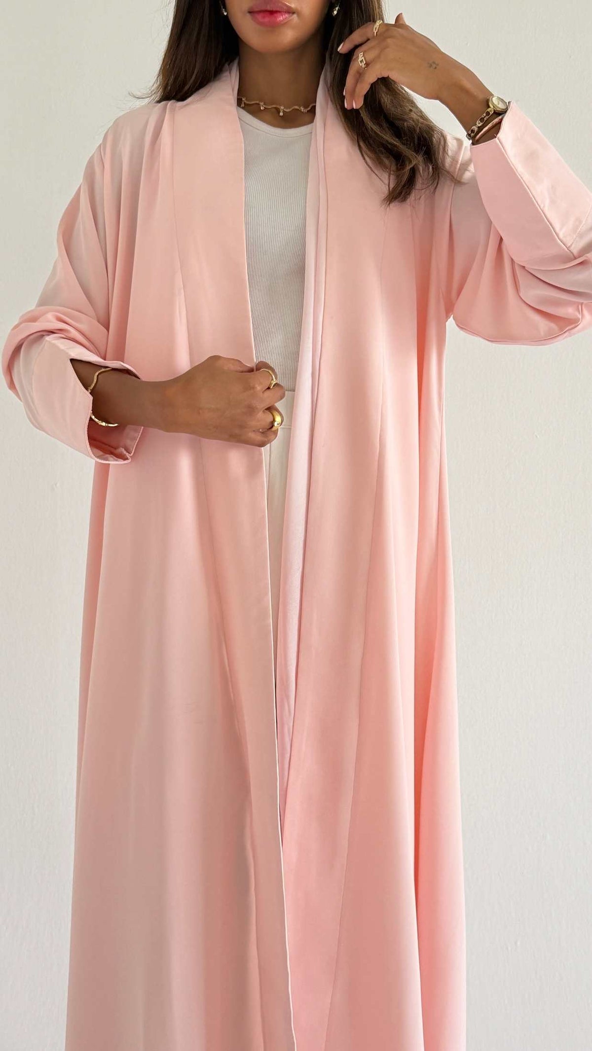 MWT1530 عباية كريب بيسك|Basic Crepe Abaya - Aya