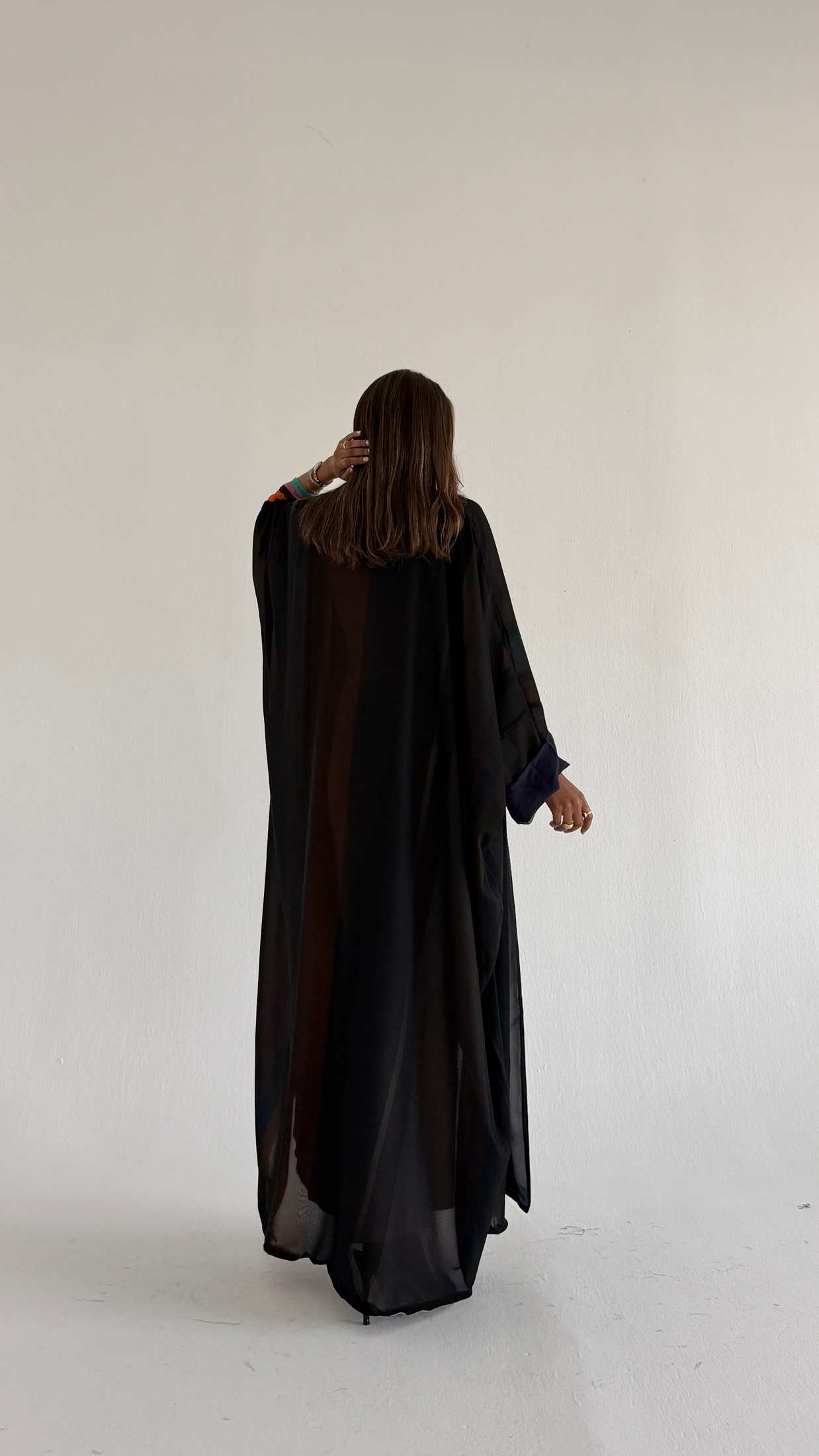 MWT1225 - Summer Printed Abaya |  عباية دبل فيس صيفية طباعة