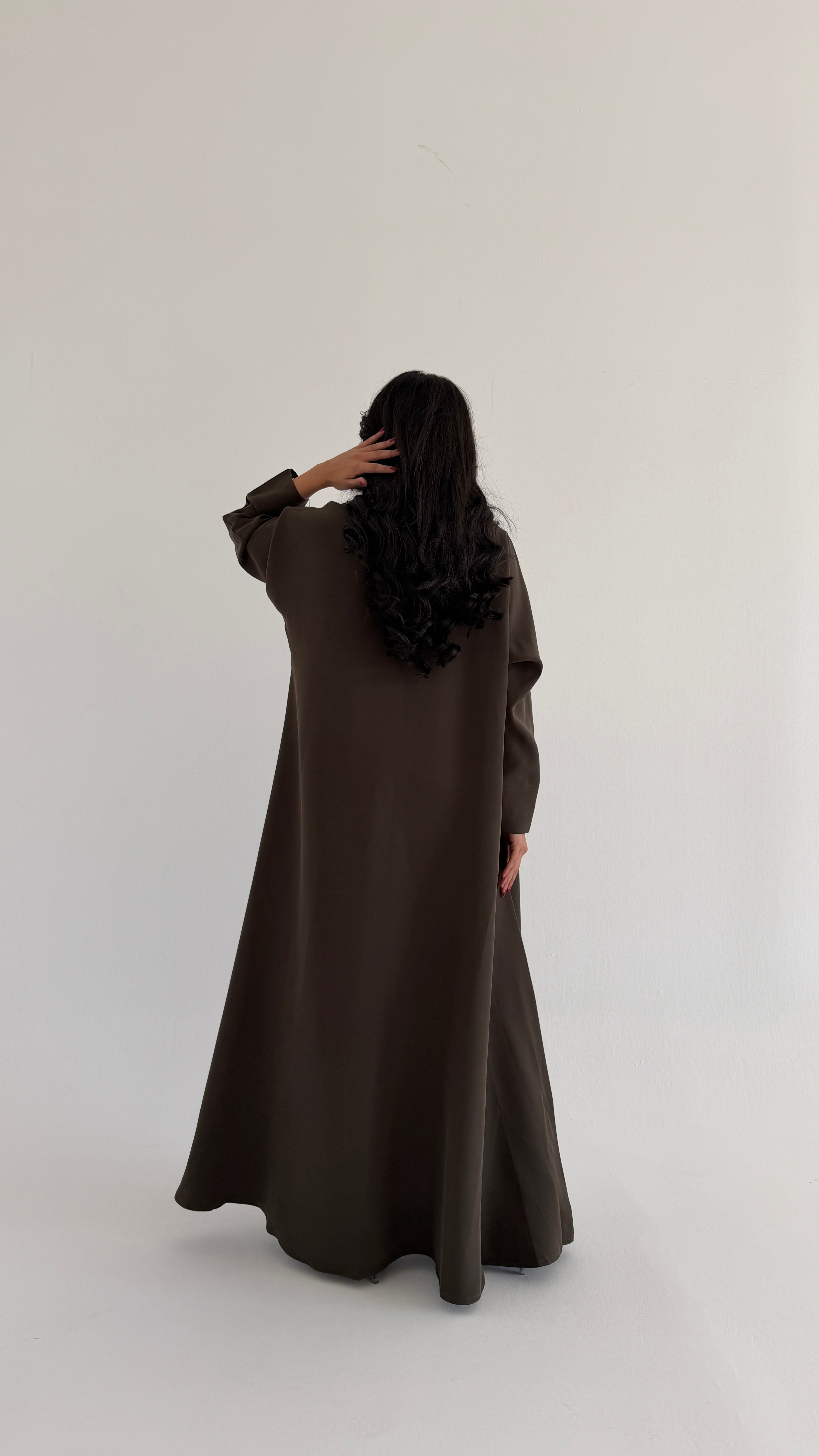 MWT1021 -عباية مع طرحة تطريز - Aya