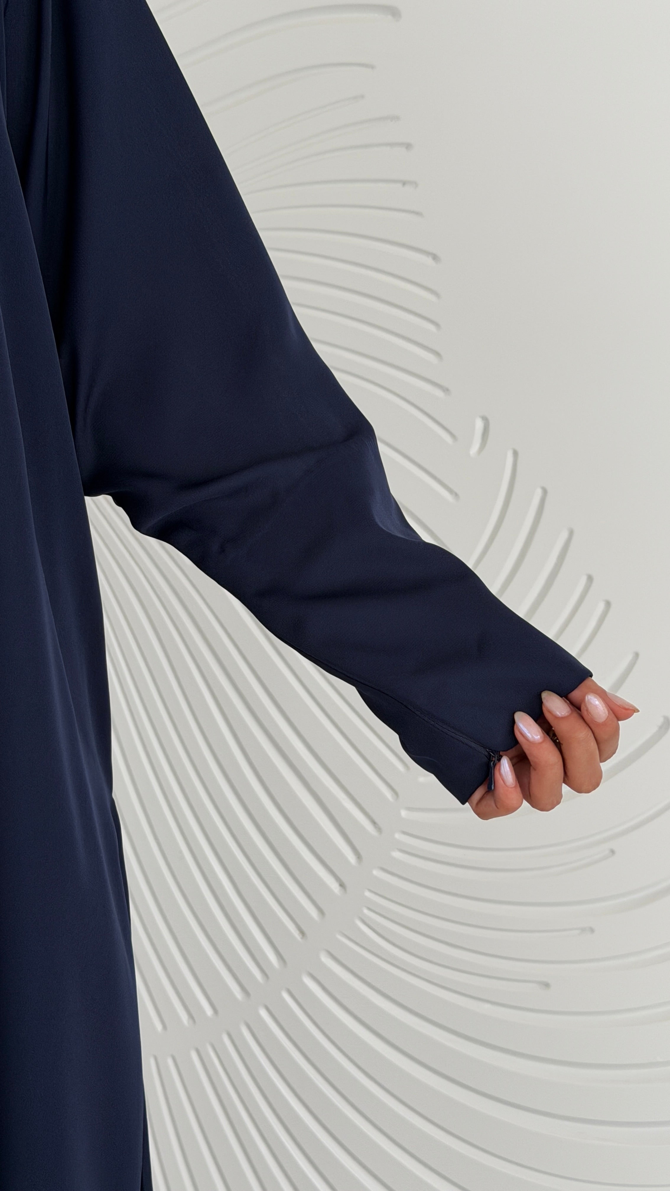 MWO013 -باكدج عباية نص كلوش بقفلة سحاب - Aya