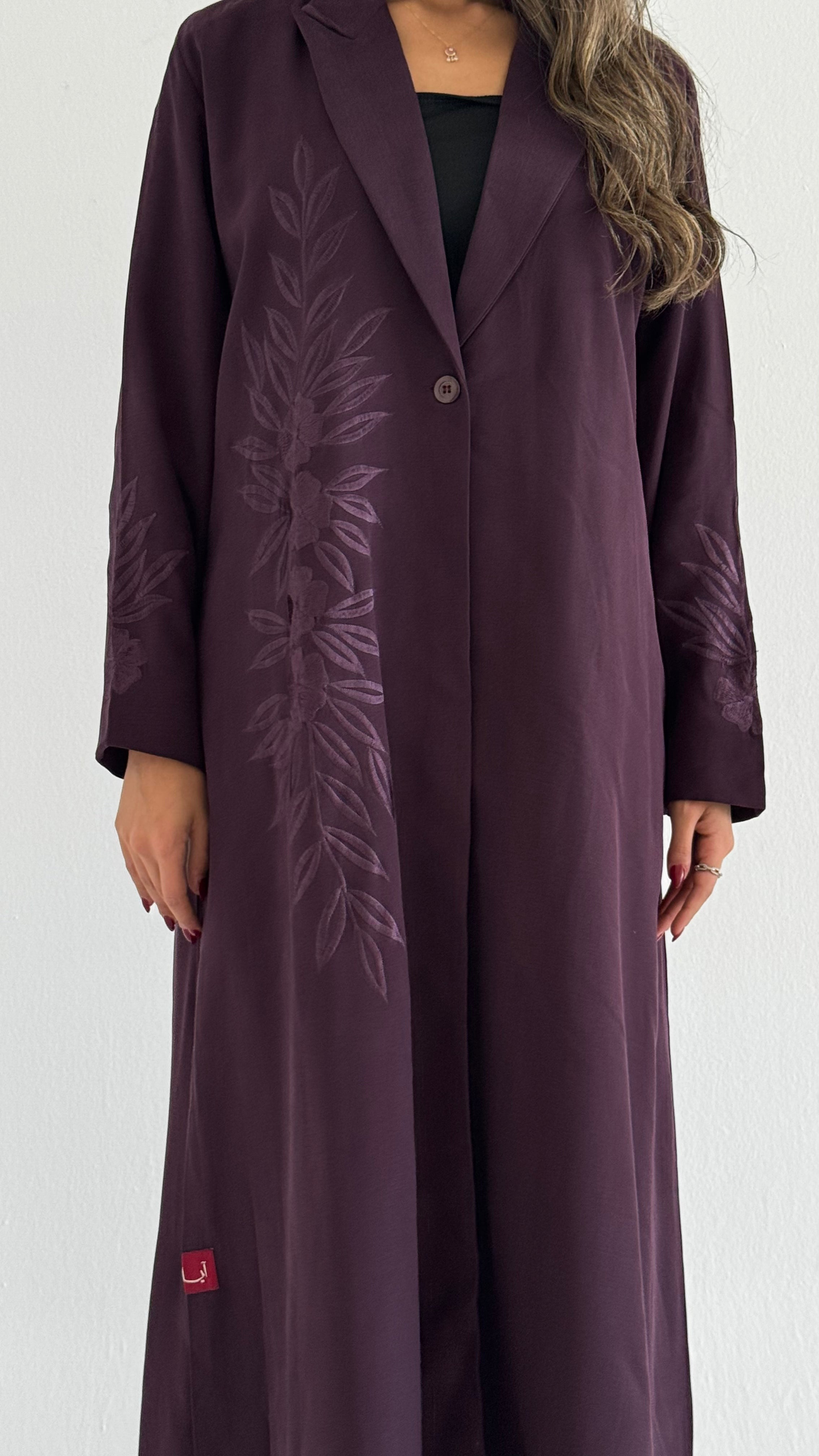 MWT309 - عباية بتطريز موفي - Aya