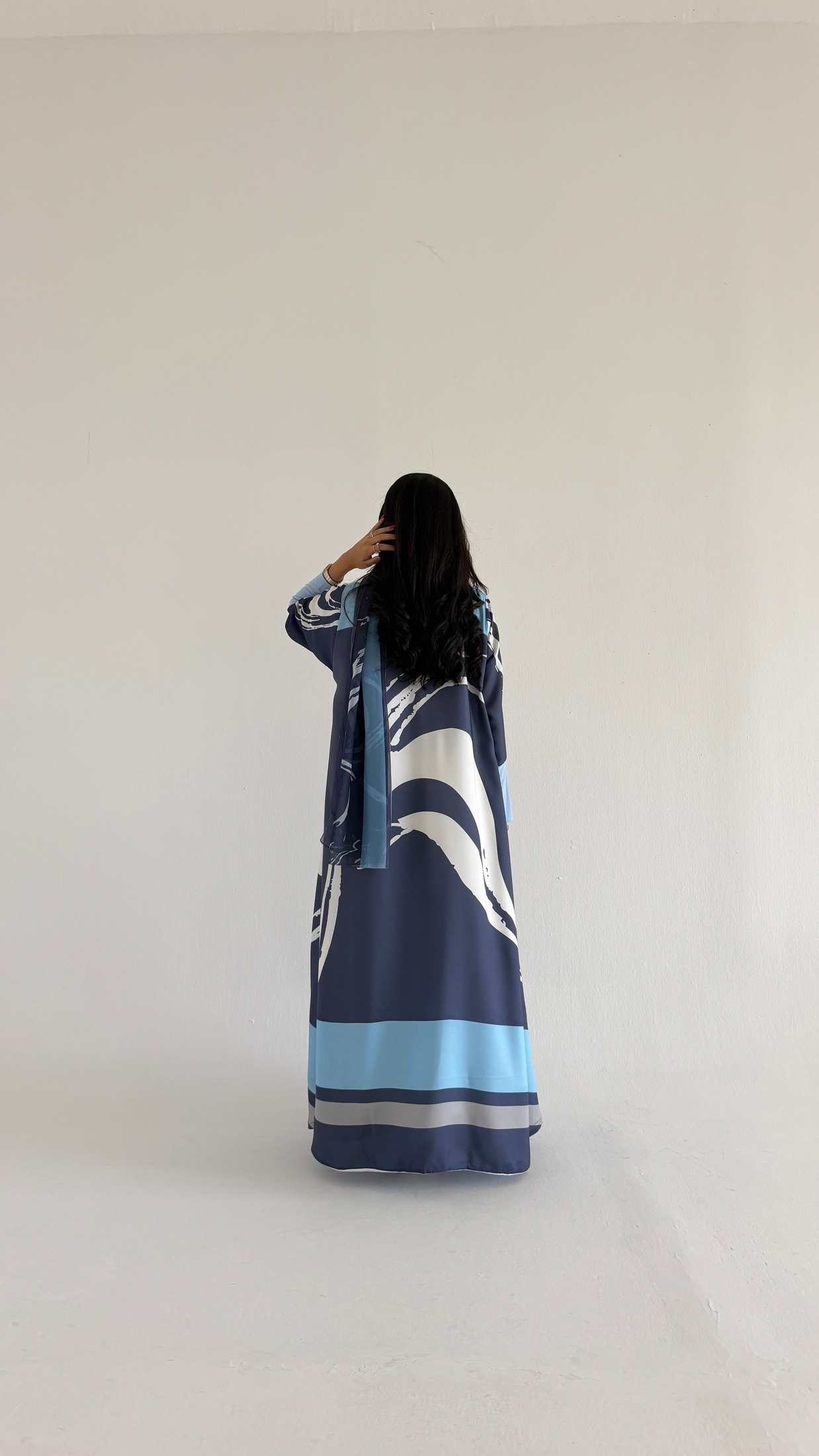MWT1161 - عباية طباعة | Printed Abaya - Aya