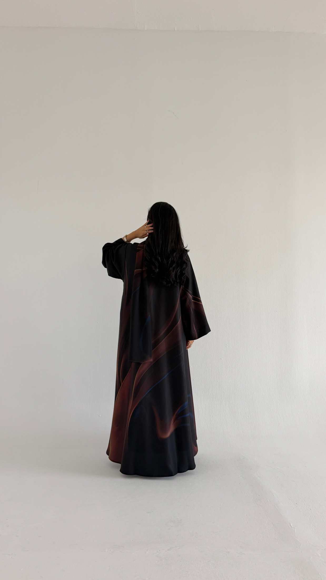 MWT1145 - عباية طباعة | Printed Abaya - Aya