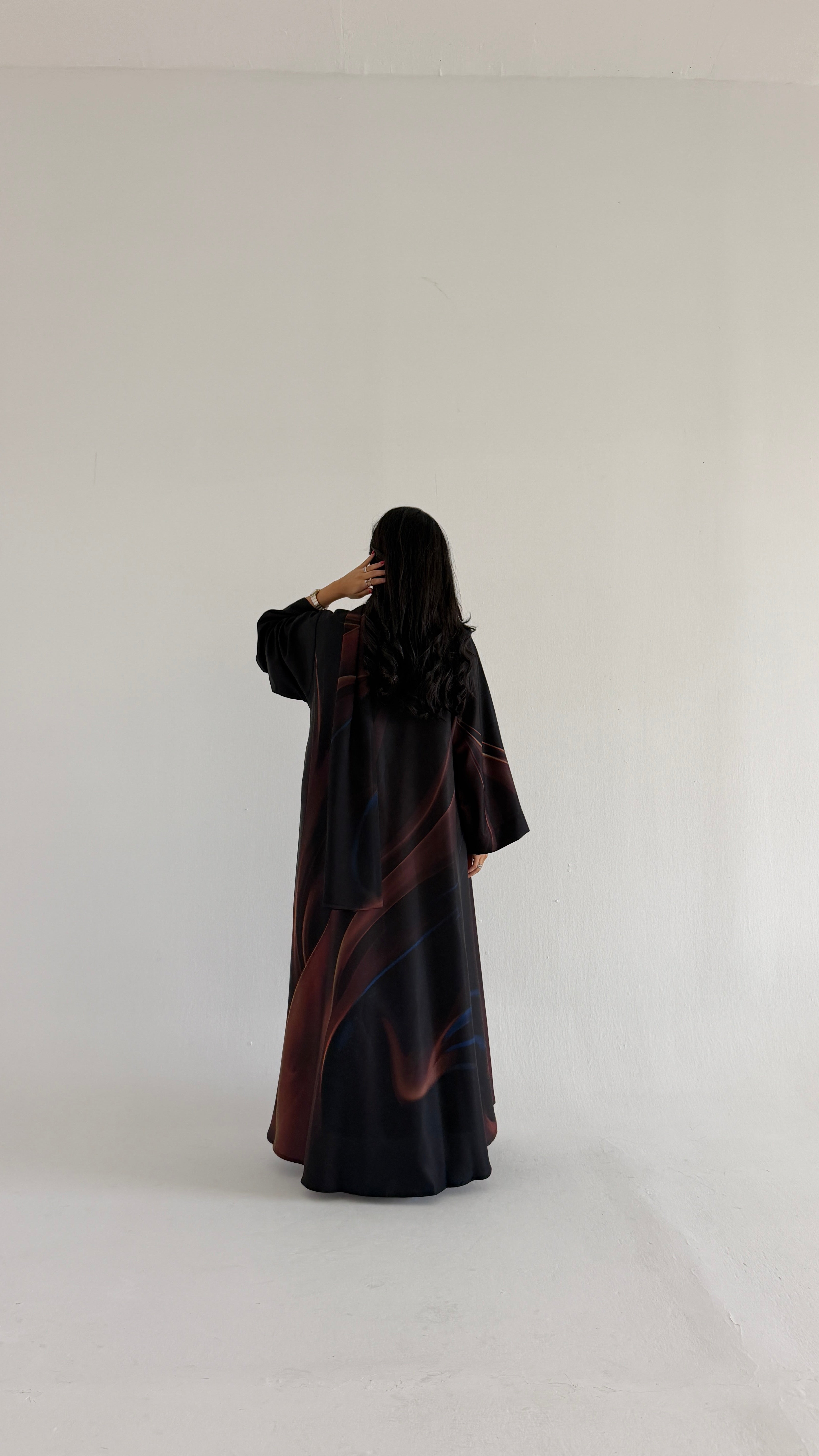 MWT1145 - عباية طباعة | Printed Abaya