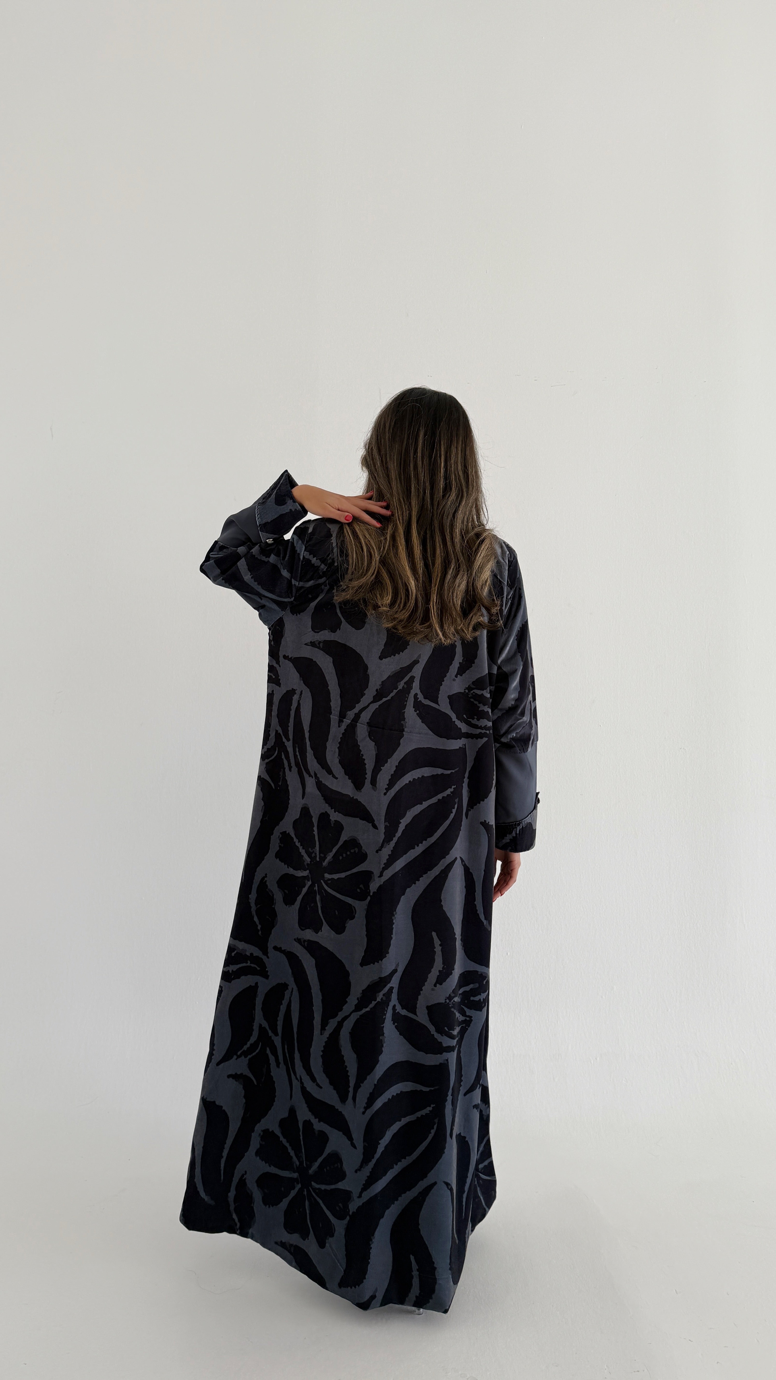 MWT759 - عباية بليزر برينت - Aya