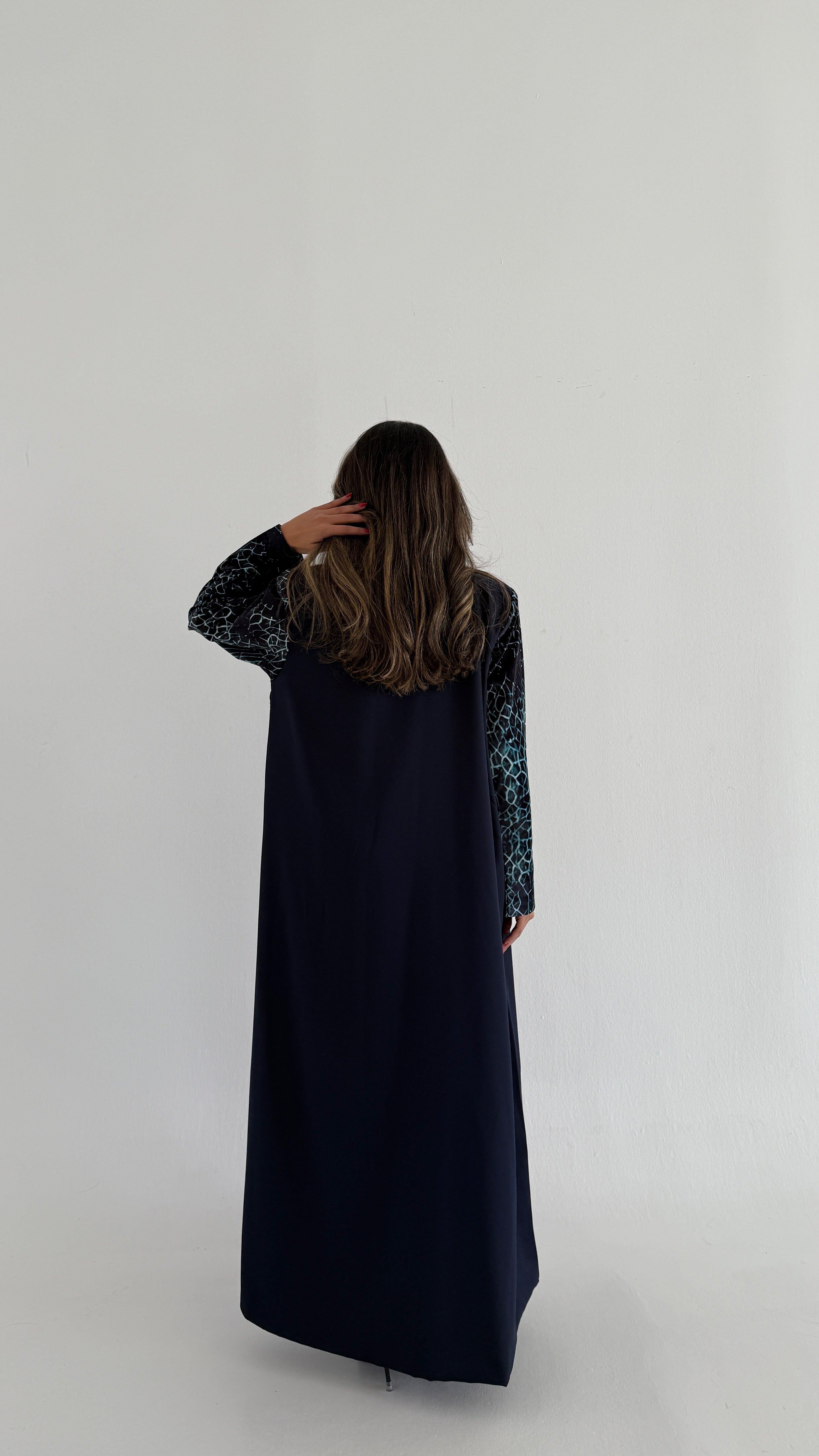 MWT744 - عباية بليزر برينت - Aya