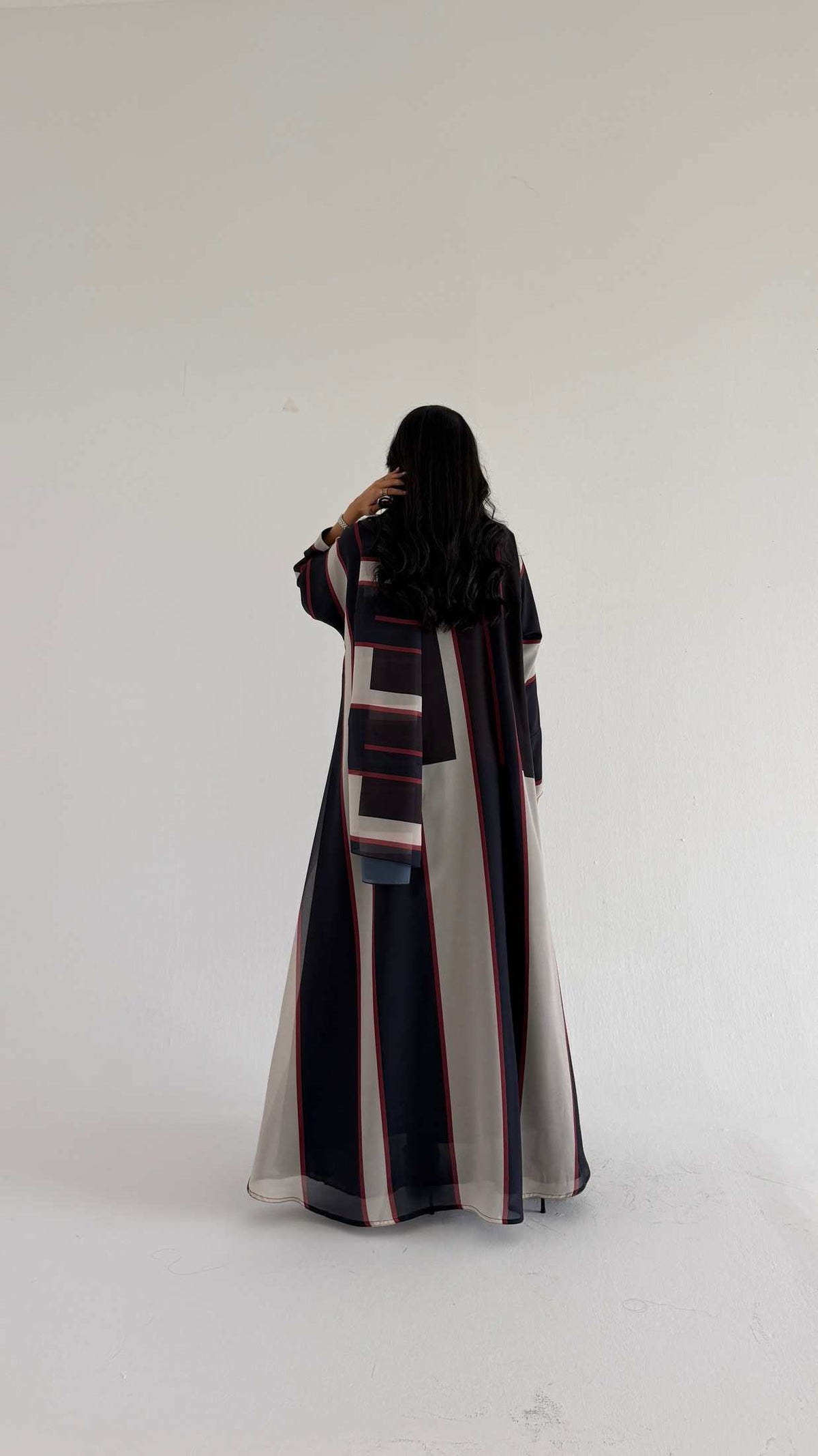 MWT1539 عباية طباعة | Printed Abaya - Aya