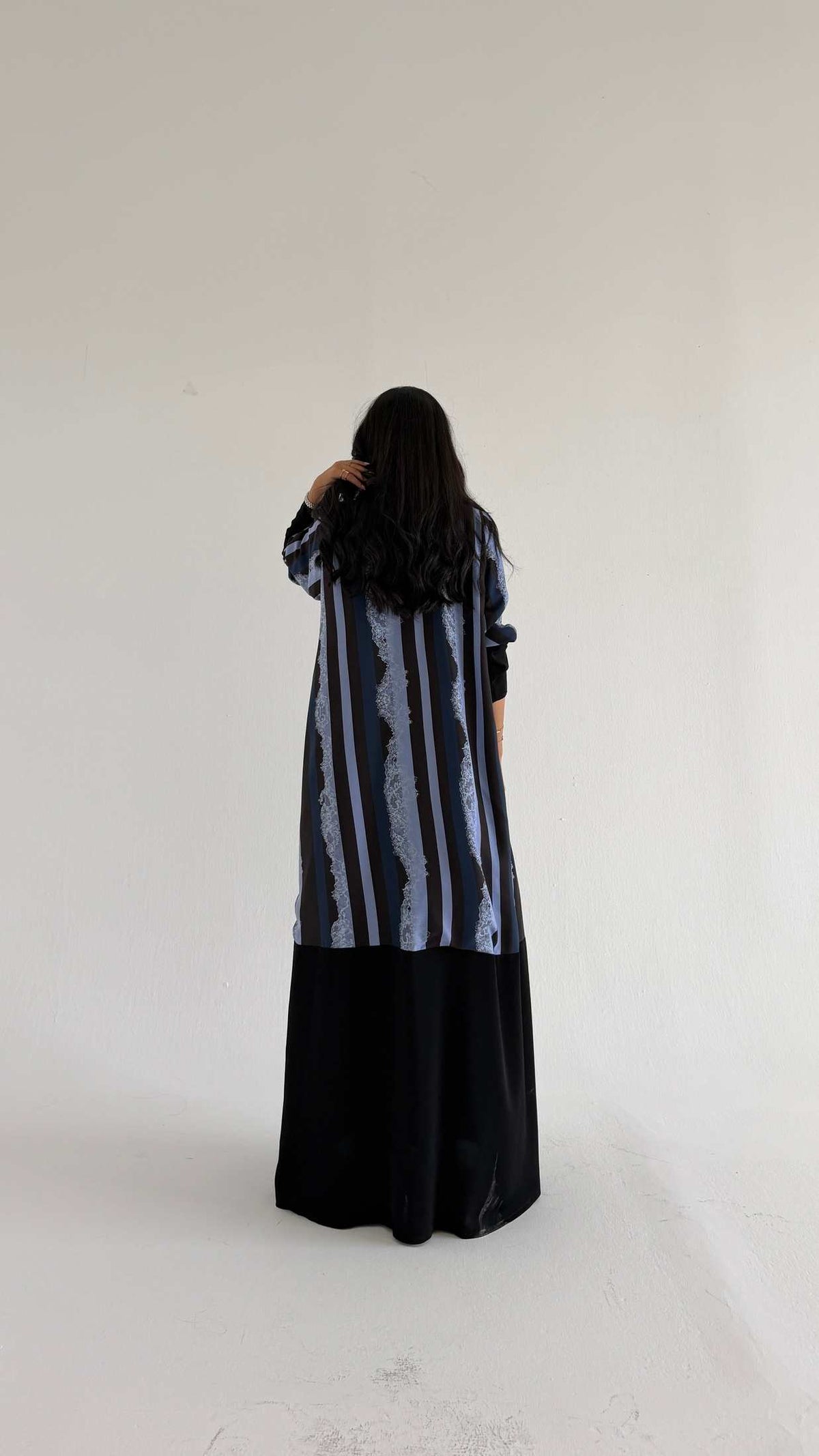 MWT1549 عباية طباعة | Printed Abaya - Aya