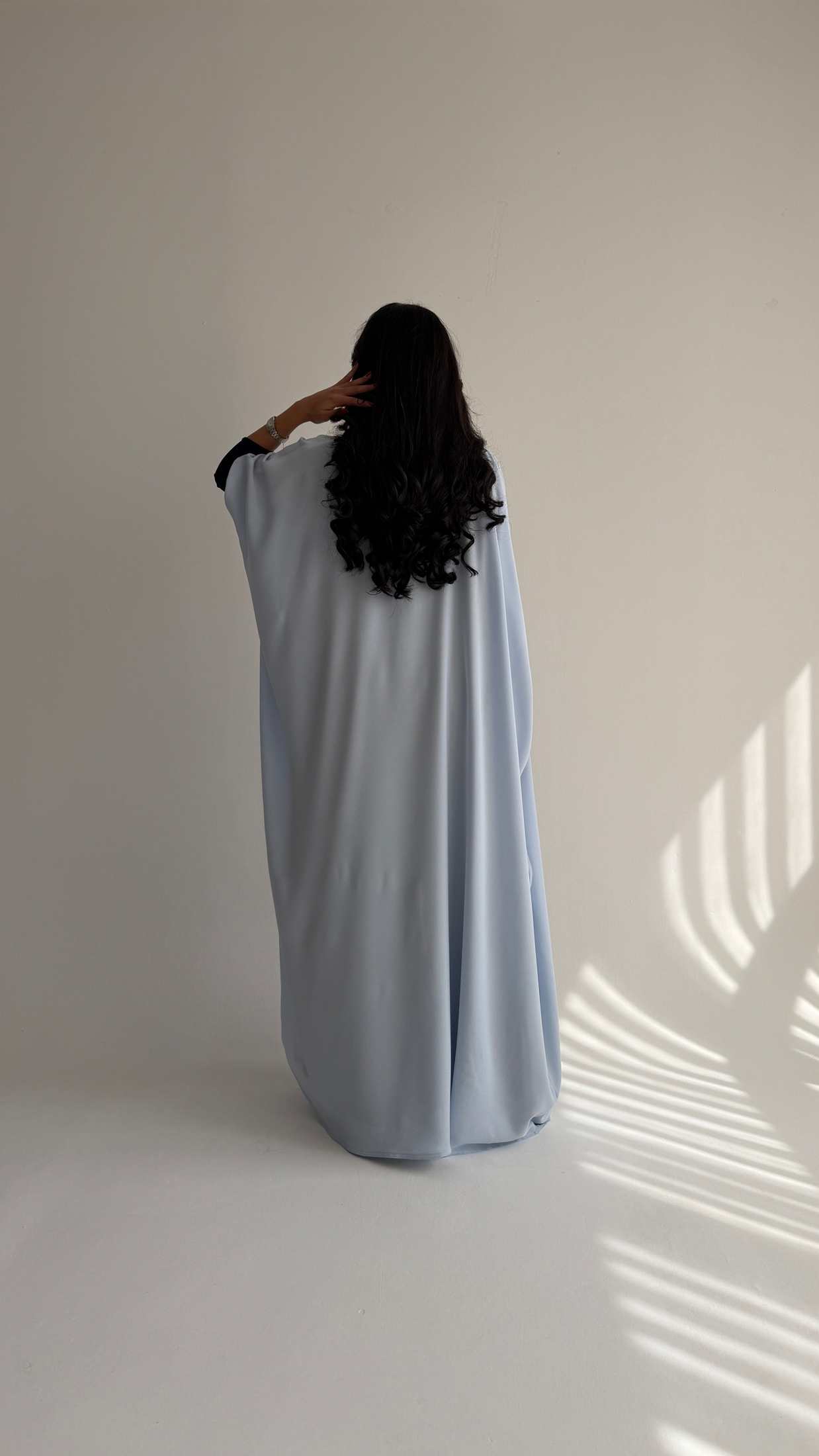MWT1057 - عباية كريب مع فستان كريب - Aya