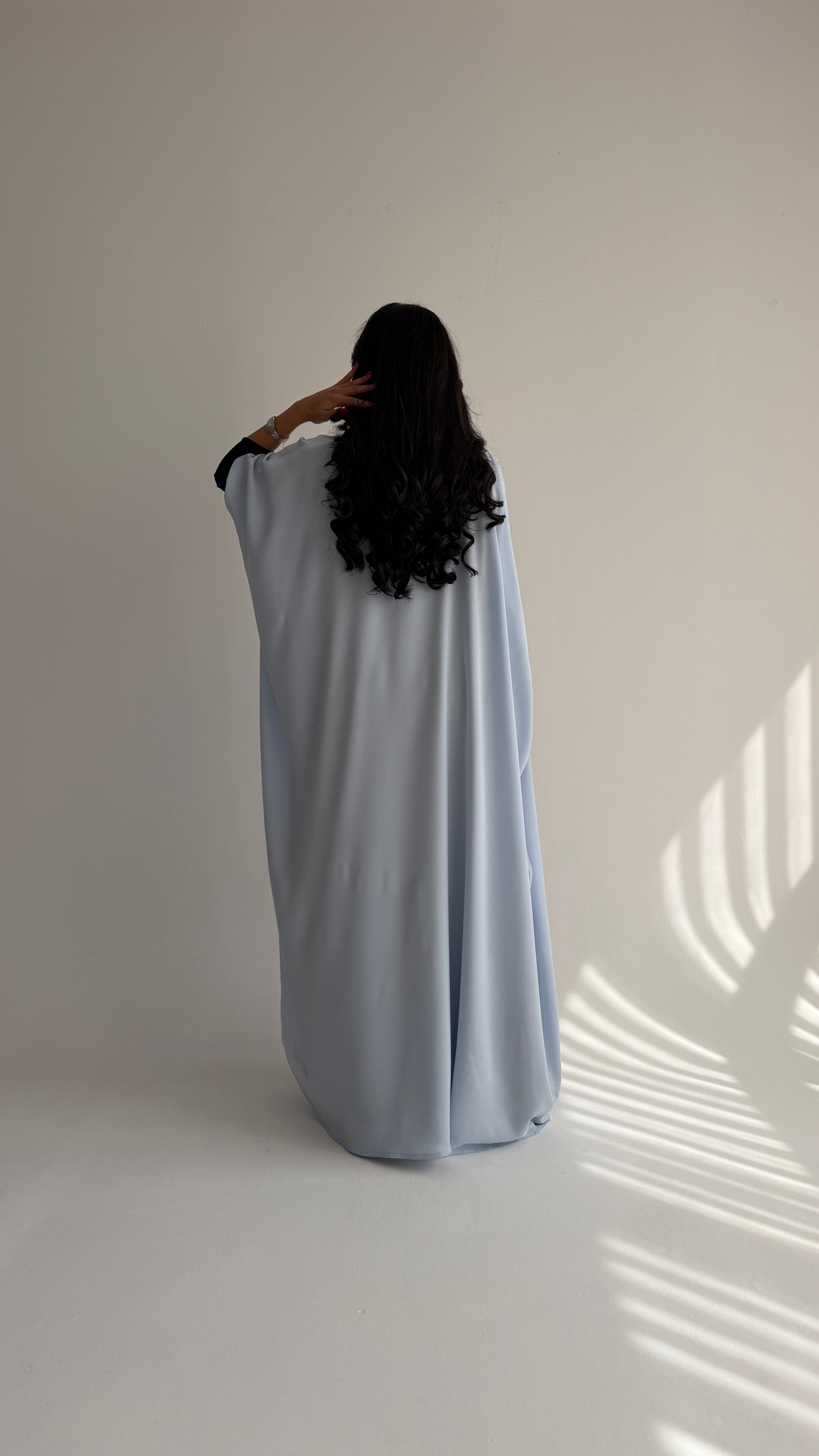 MWT1057 - عباية كريب مع فستان كريب - Aya