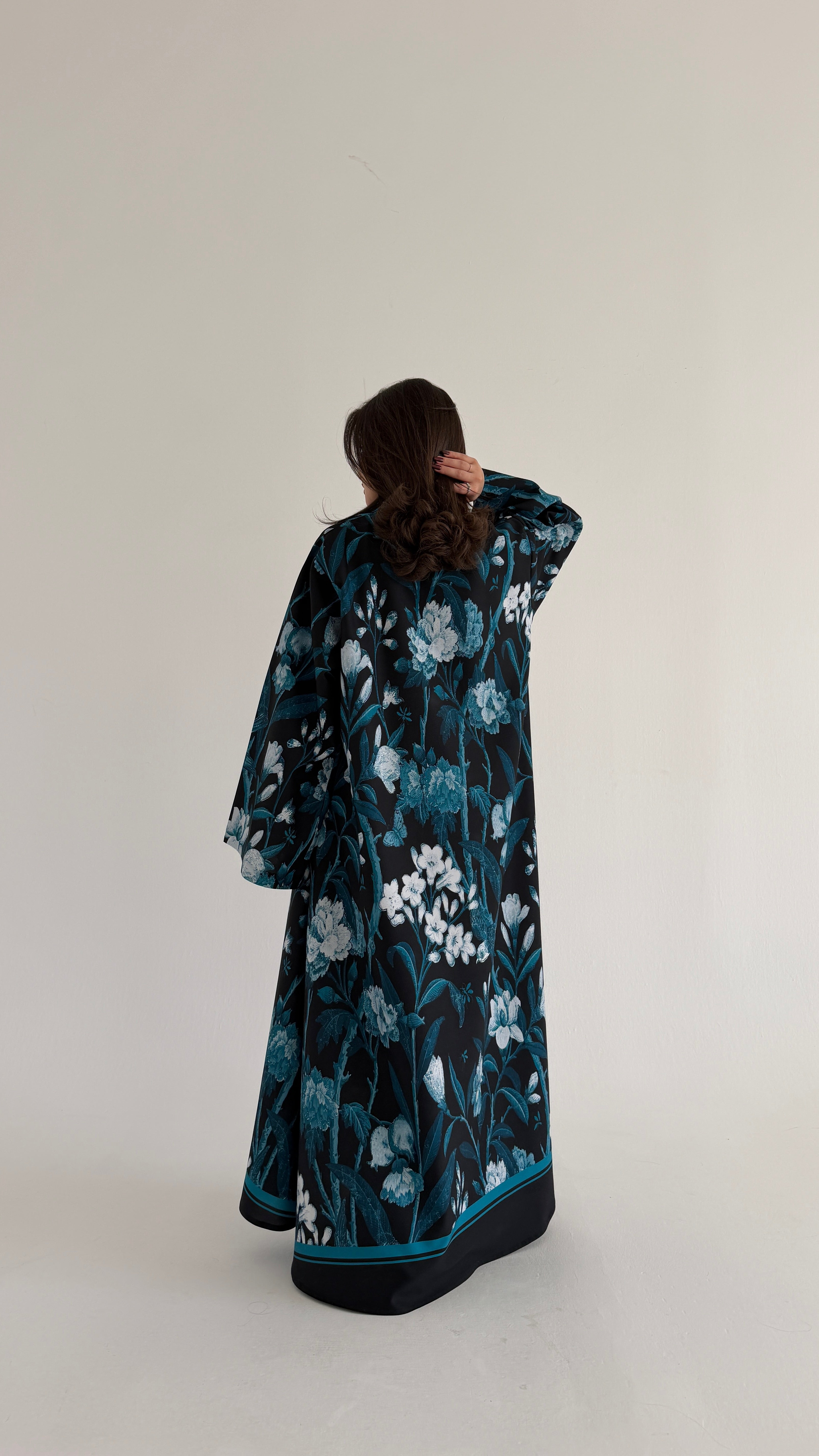 MWT1074 - عباية طباعة | Printed Abaya - Aya