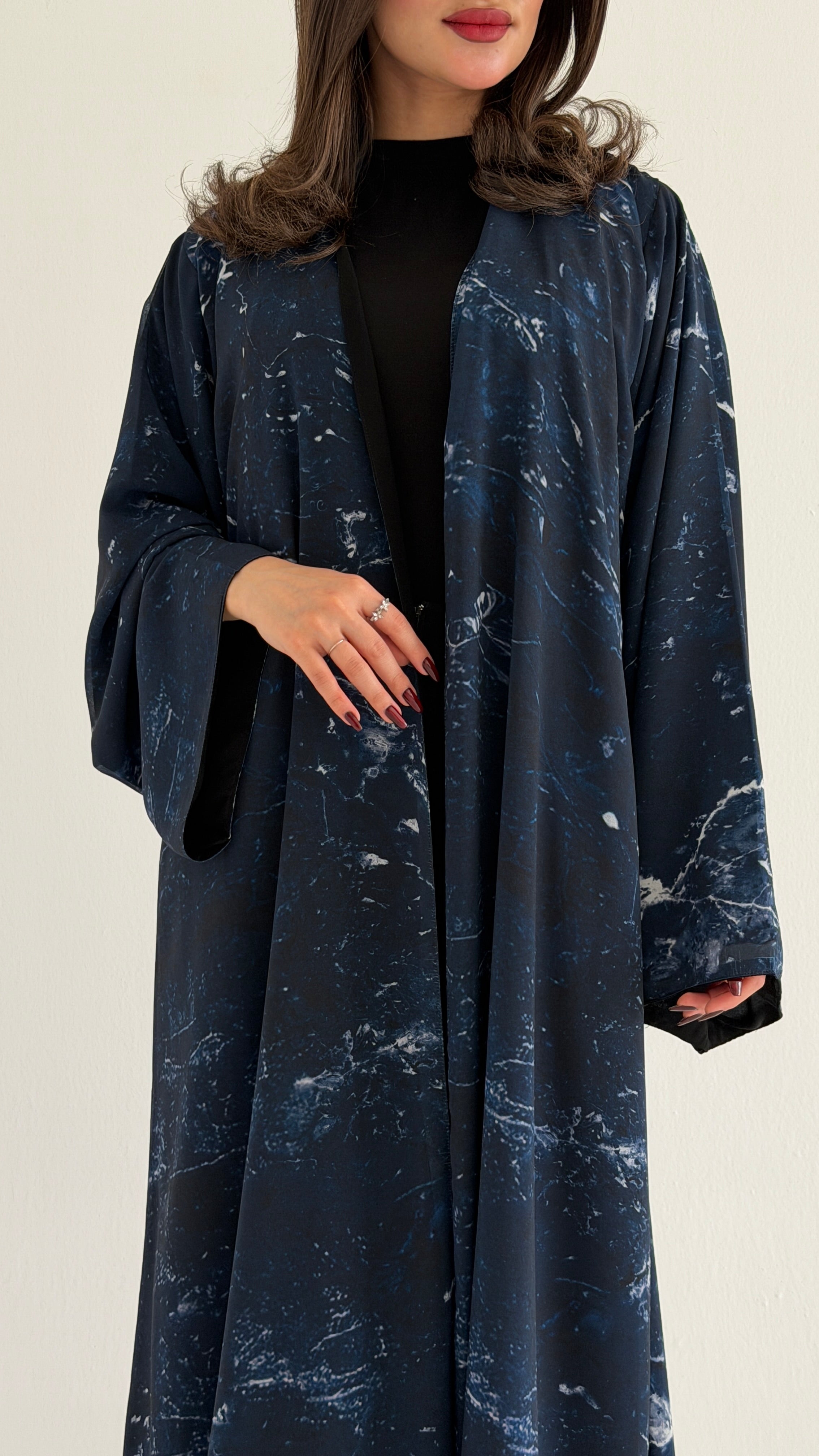 MWT1070 - عباية طباعة | Printed Abaya - Aya
