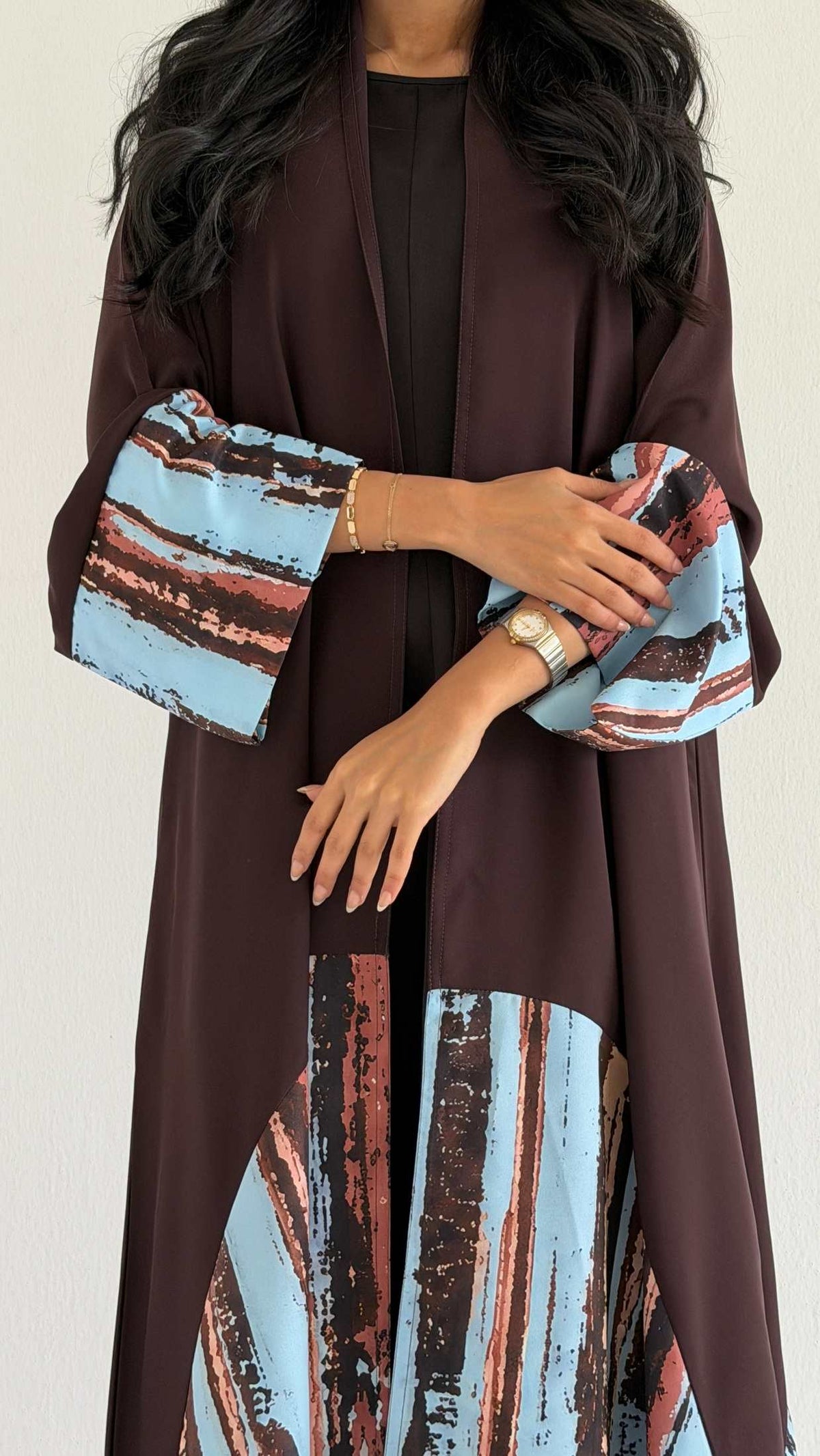 MWT1540 عباية طباعة | Printed Abaya - Aya