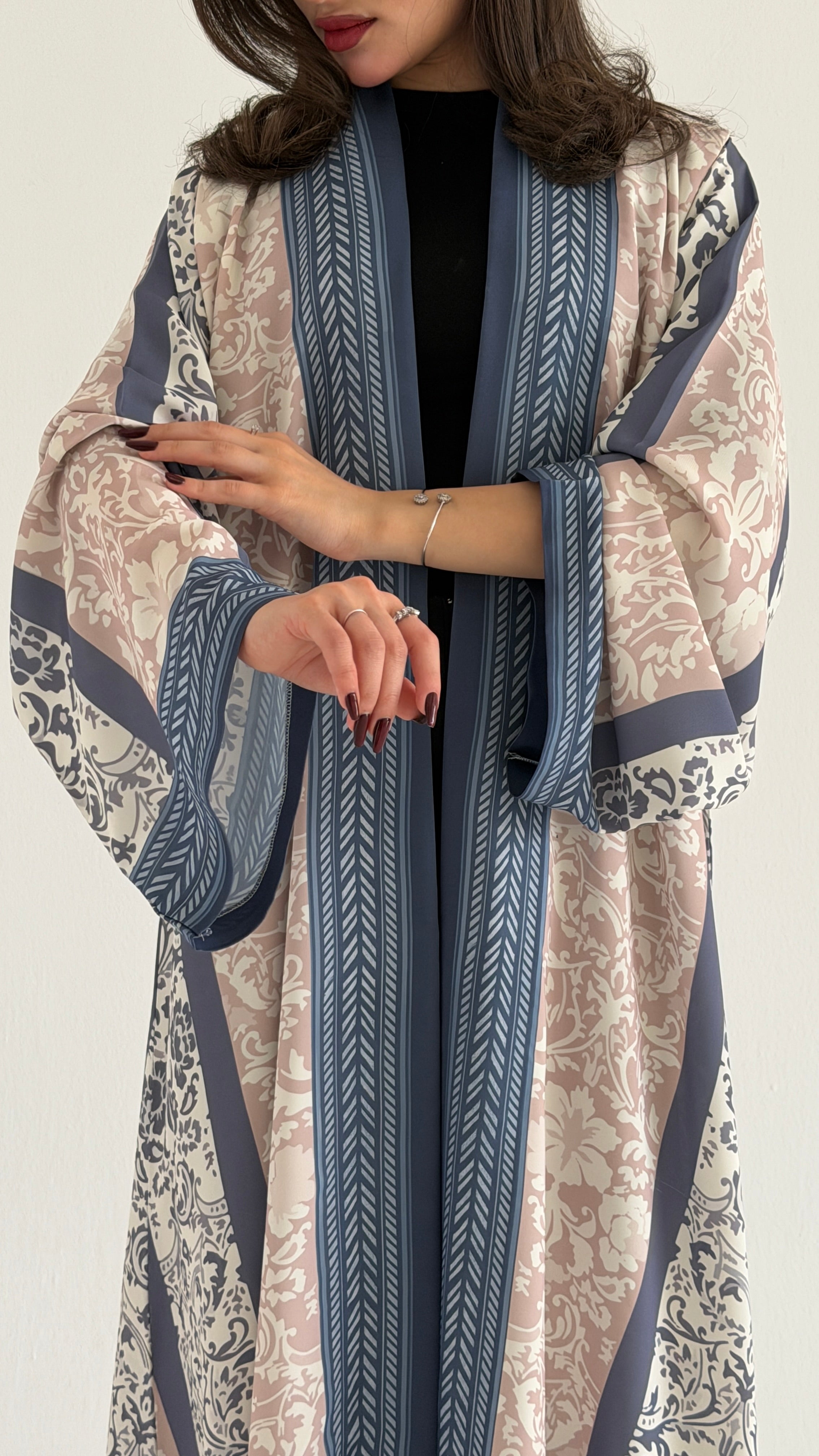 MWT1066 -عباية طباعة | Printed Abaya - Aya