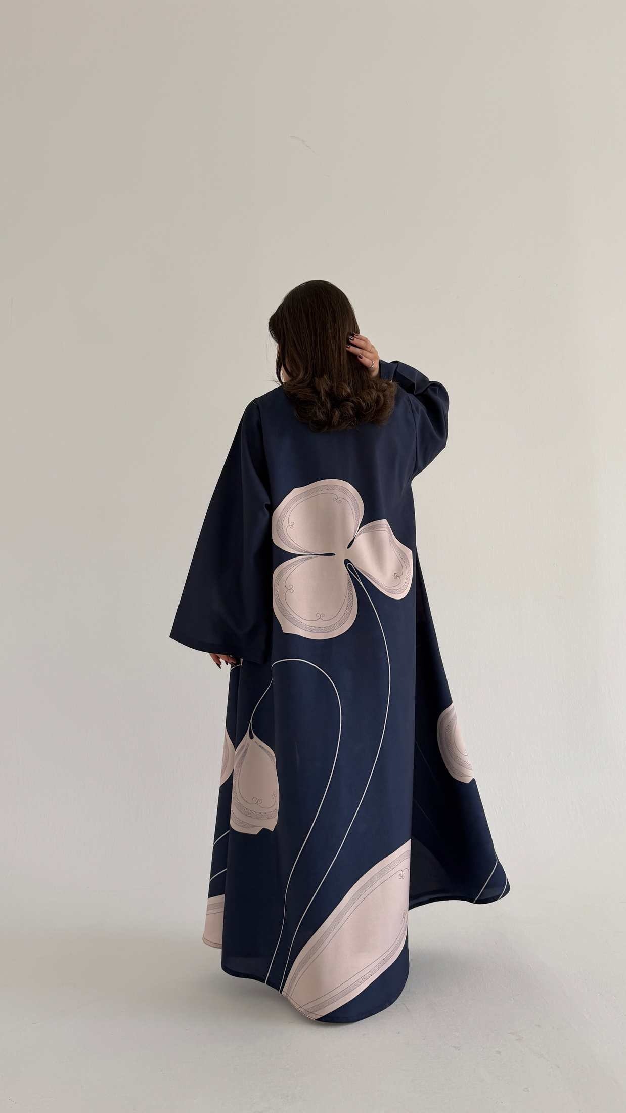 MWT1061 -عباية طباعة | Printed Abaya - Aya