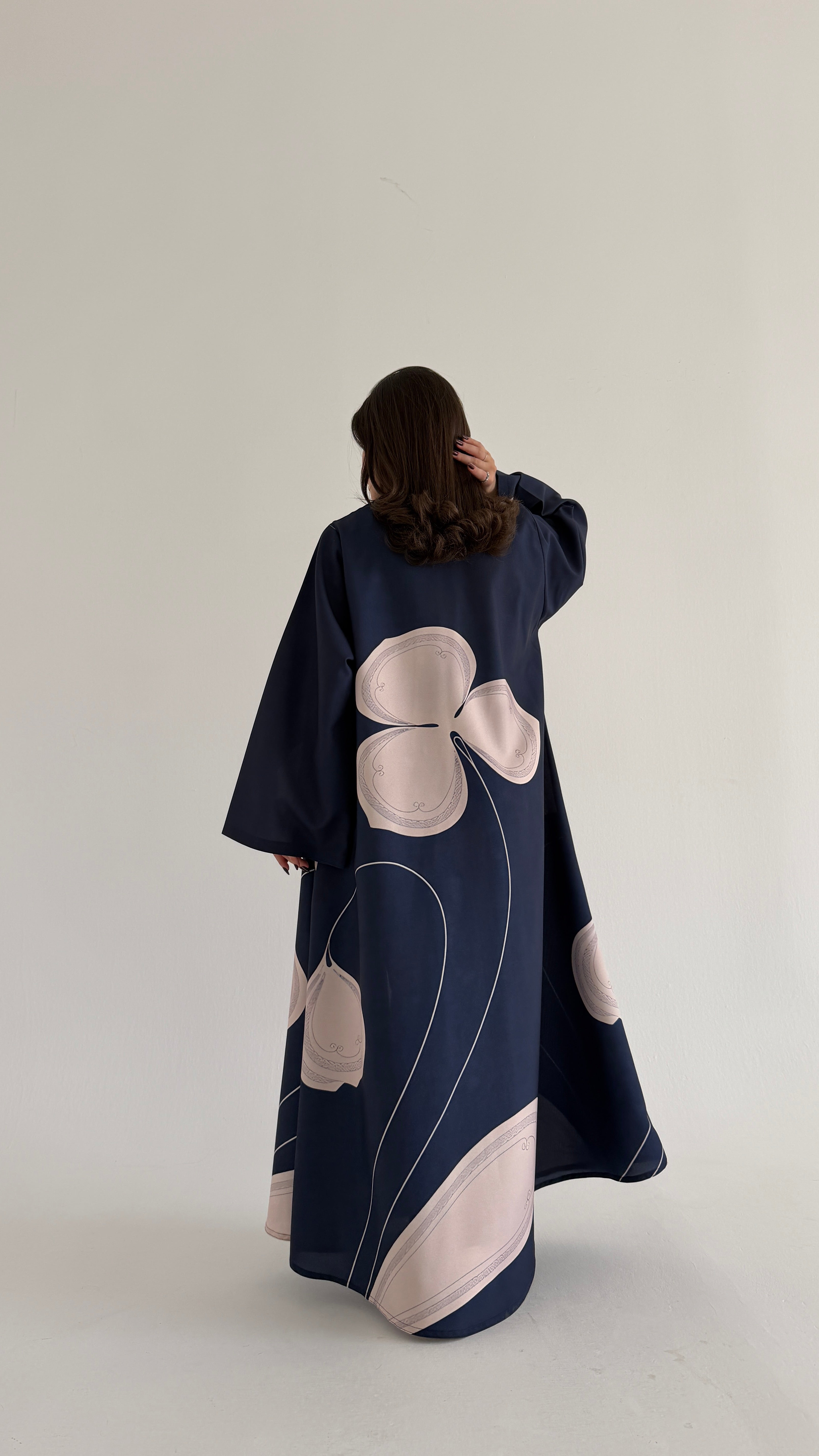 MWT1061 -عباية طباعة | Printed Abaya - Aya