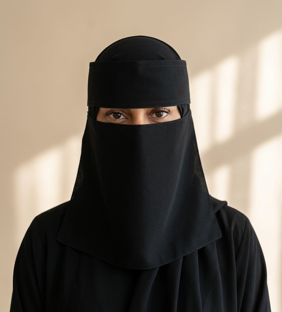 MWN001 - نقاب مرد ملكي صغير مبطن بحرير - Aya