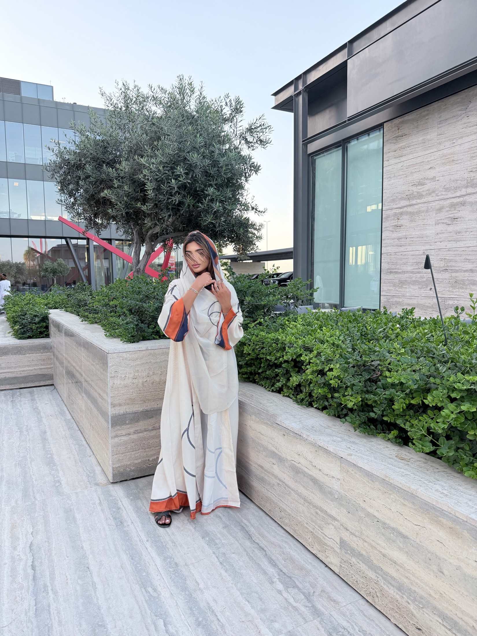 MWT1133 - عباية طباعة | Printed Abaya - Aya