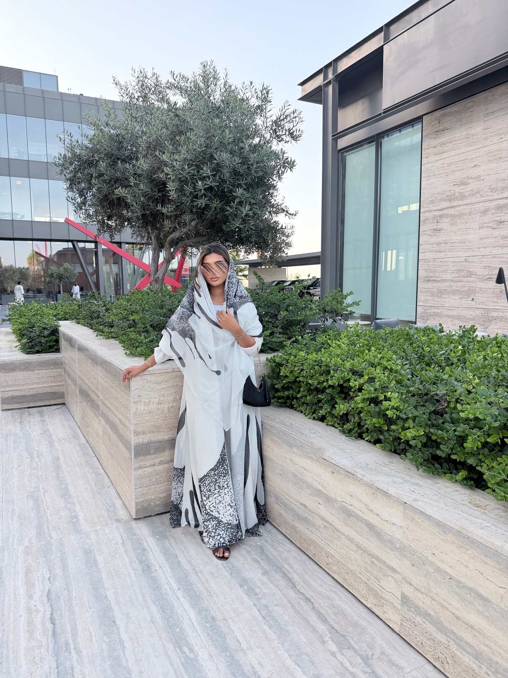 MWT1143 - عباية طباعة | Printed Abaya - Aya