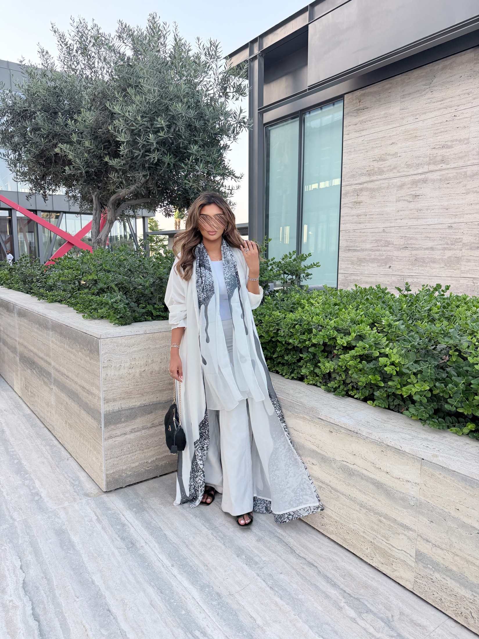 MWT1143 - عباية طباعة | Printed Abaya - Aya