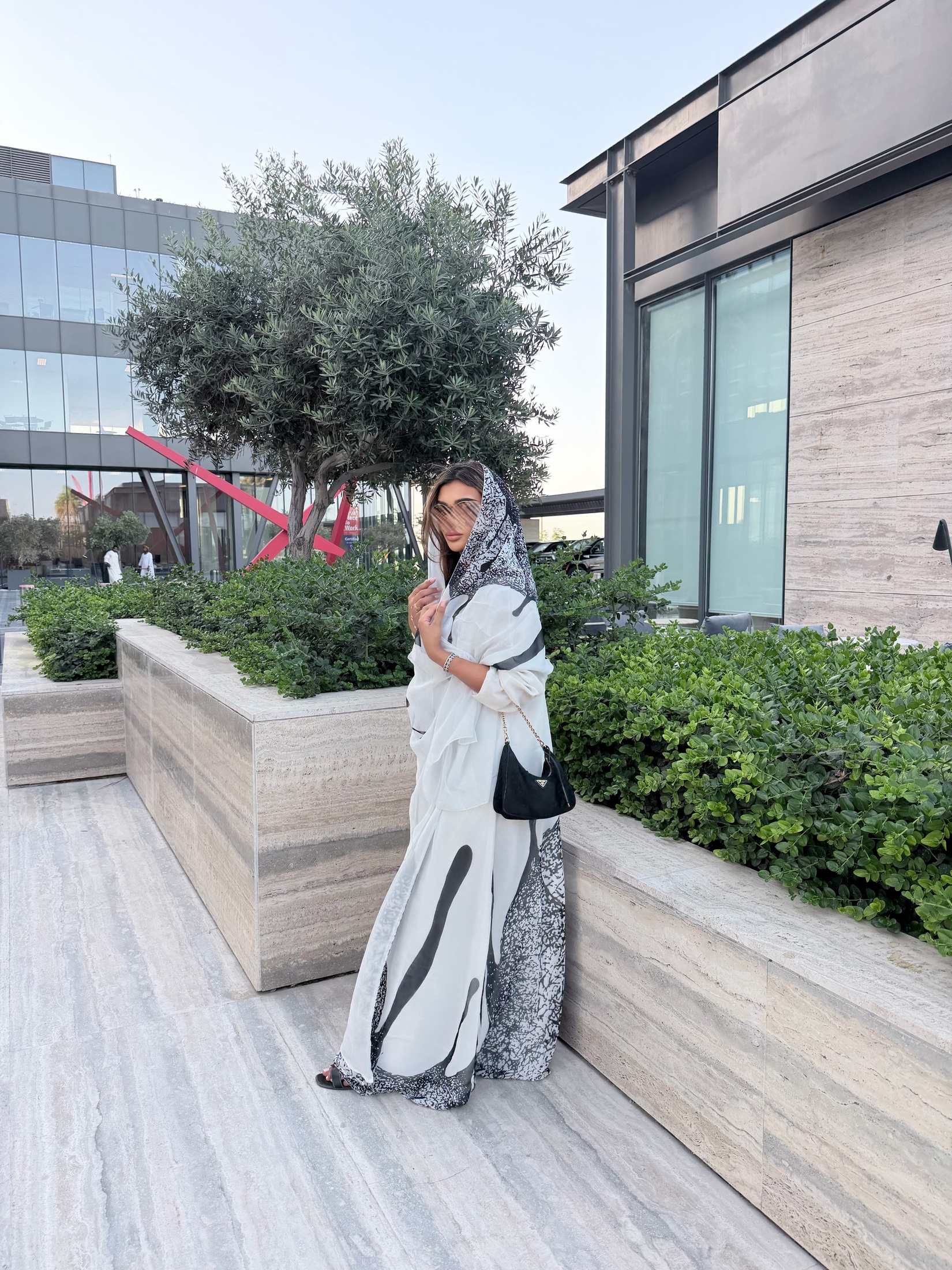 MWT1143 - عباية طباعة | Printed Abaya - Aya