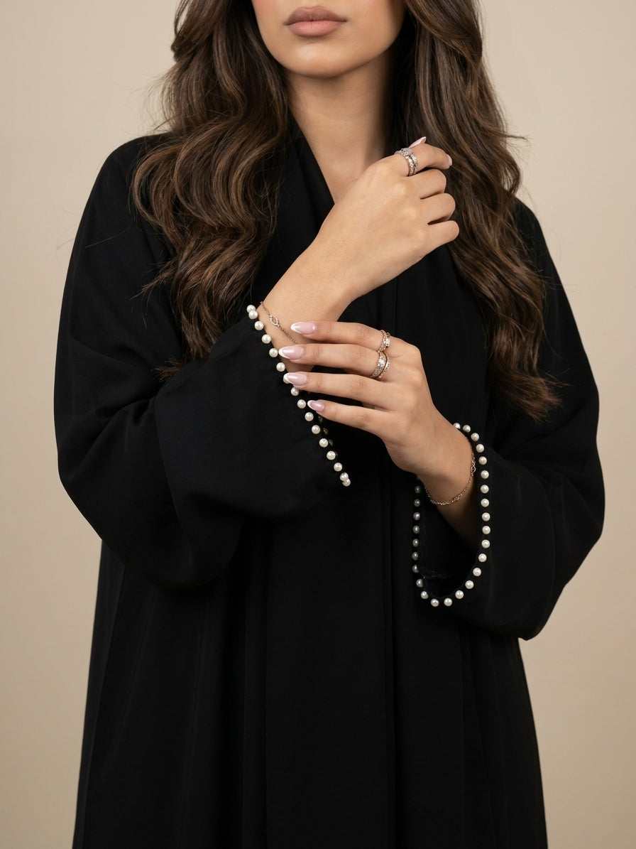MWT4042  - عباية لؤلؤ