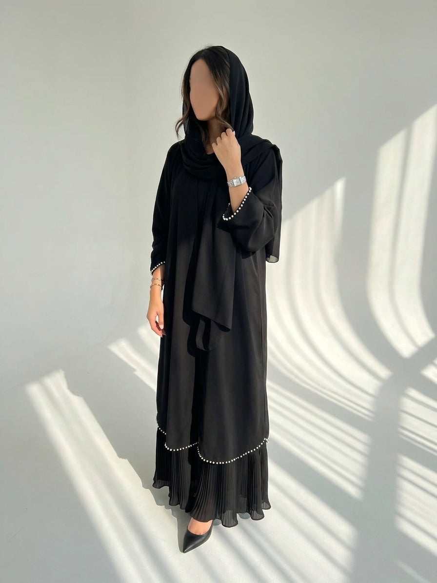 MWT4042  - عباية لؤلؤ