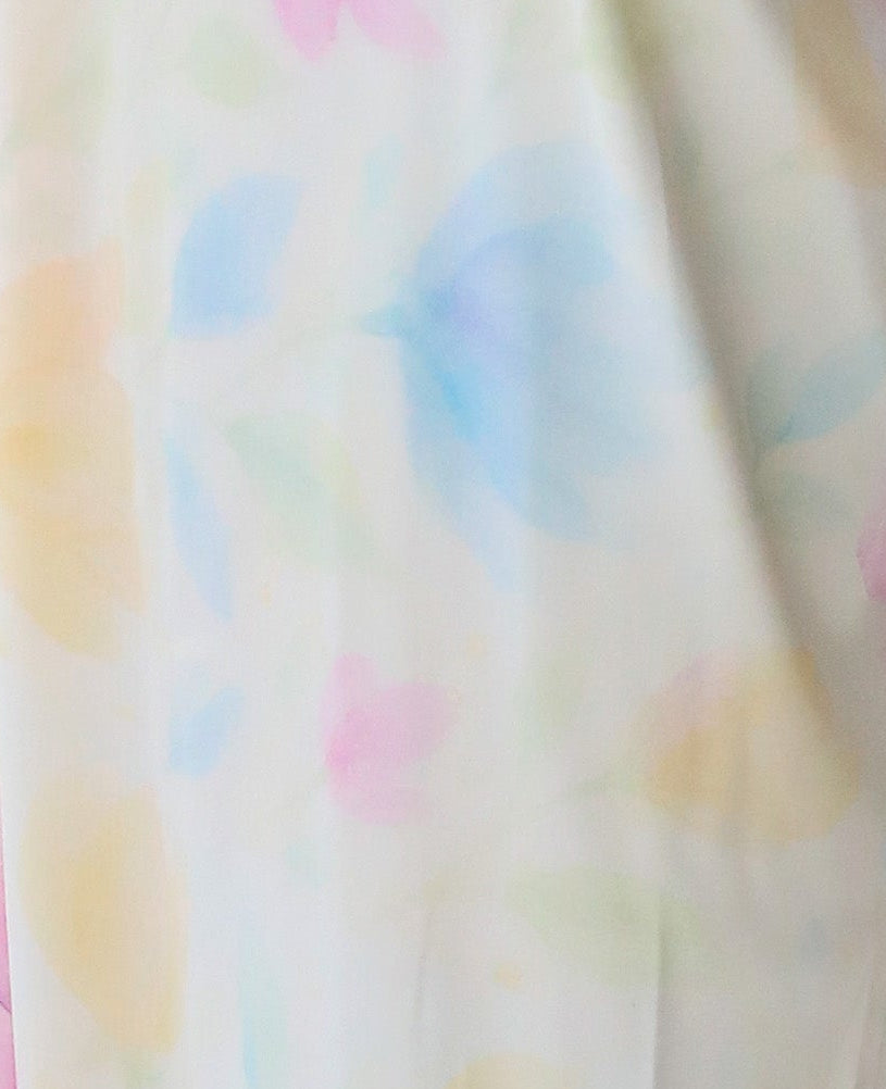 Pastel Fiora Slip On Khimar - Aya