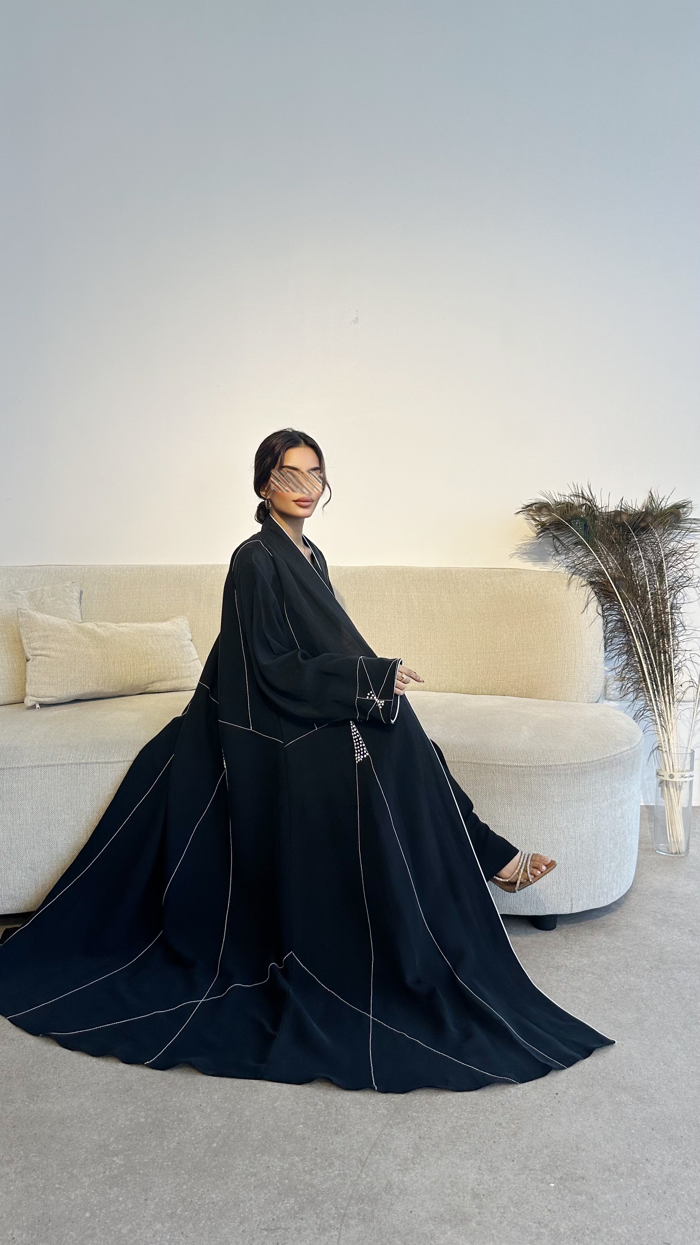 MW991 - حرير مغسول نص كلوش - Aya