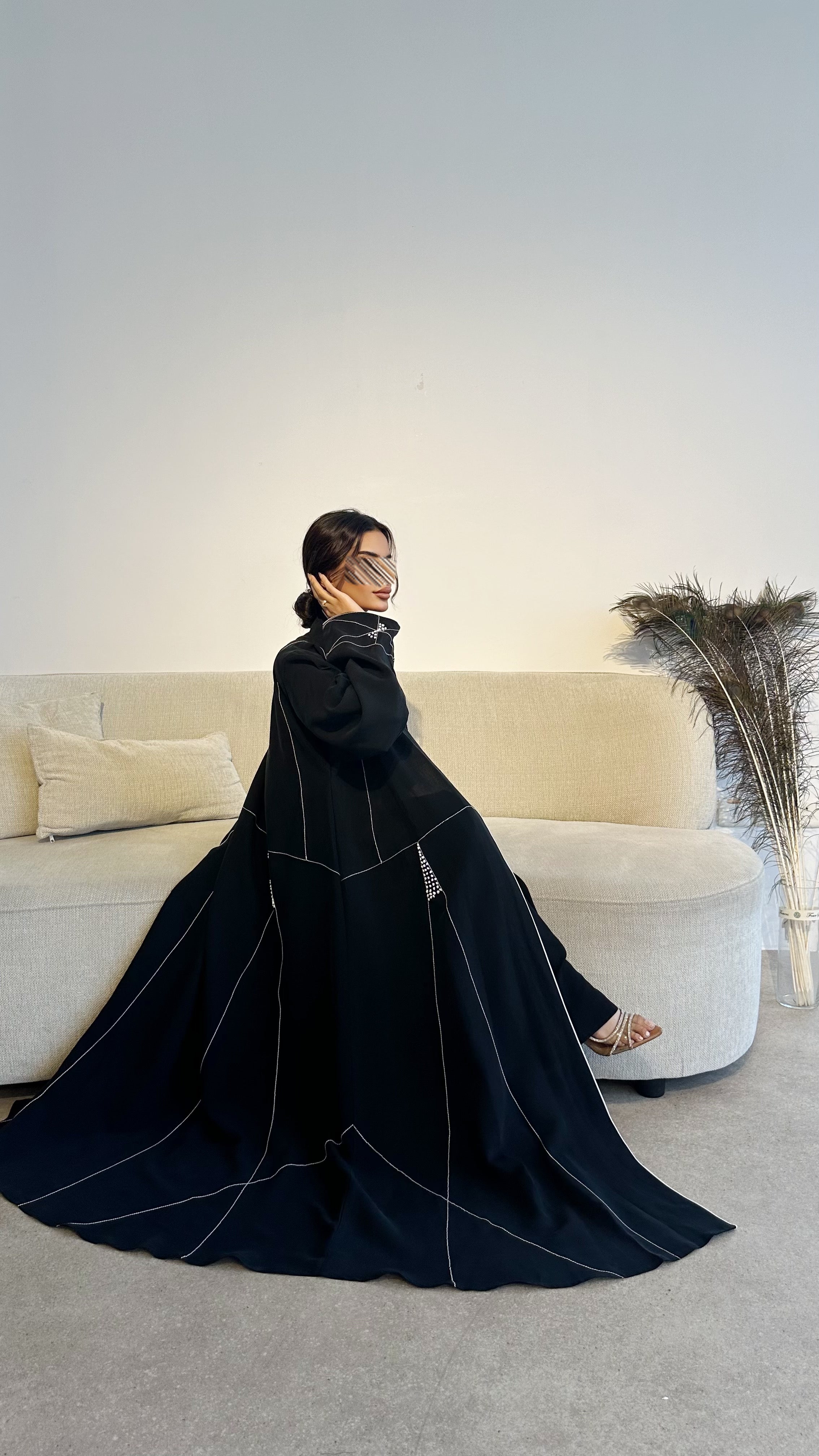 MW991 - حرير مغسول نص كلوش - Aya