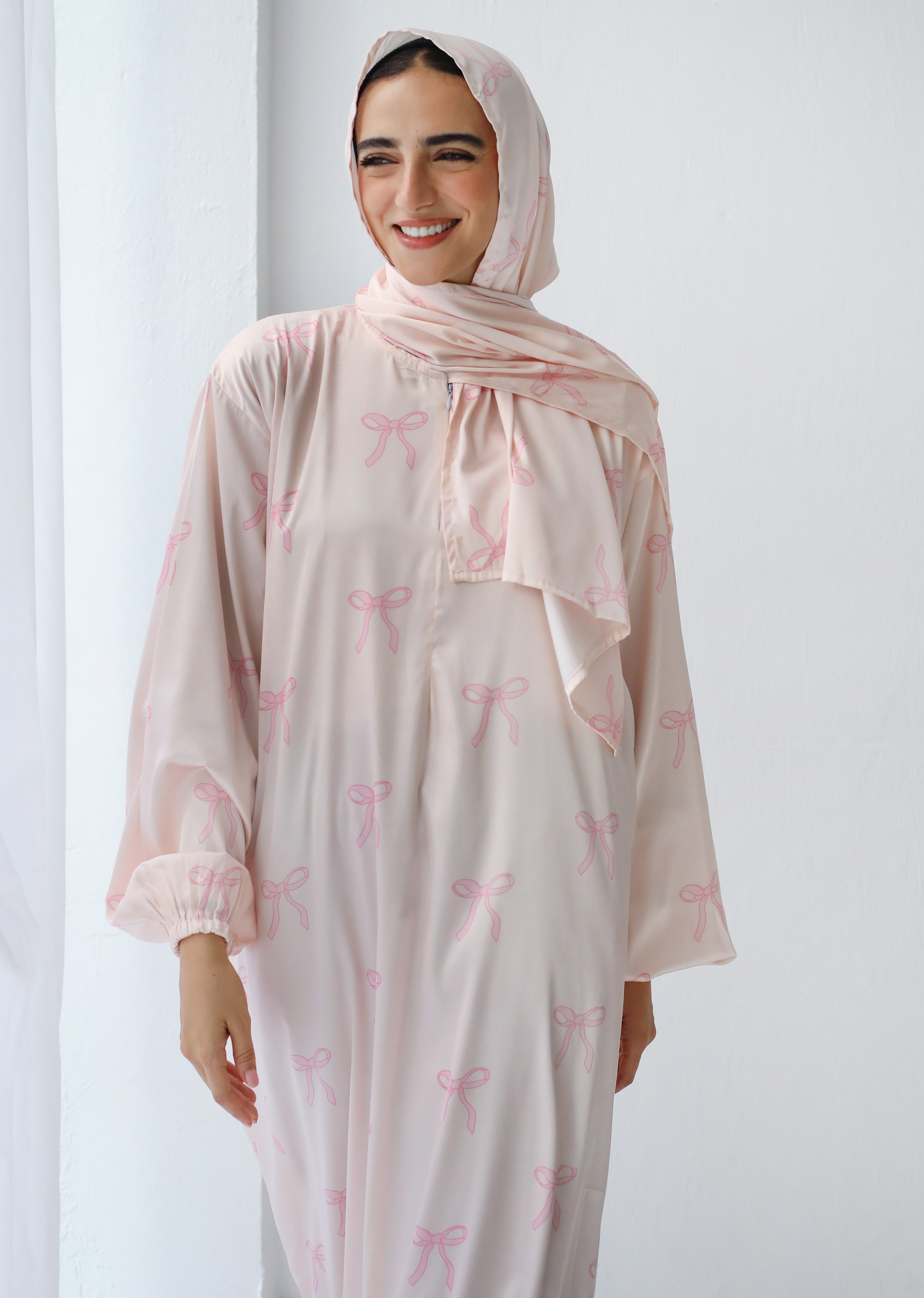 Rose Ties Prayer Dress - Aya