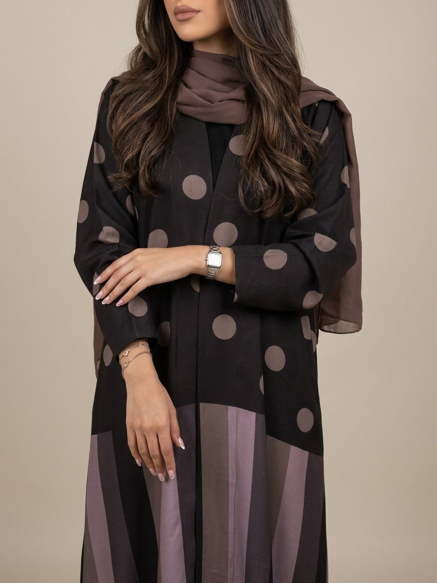 عباية طباعة | Printed Abaya - Image 2