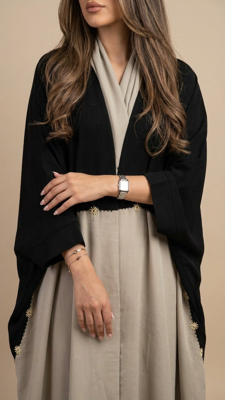 عباية بشك يدوي	 - Image 3
